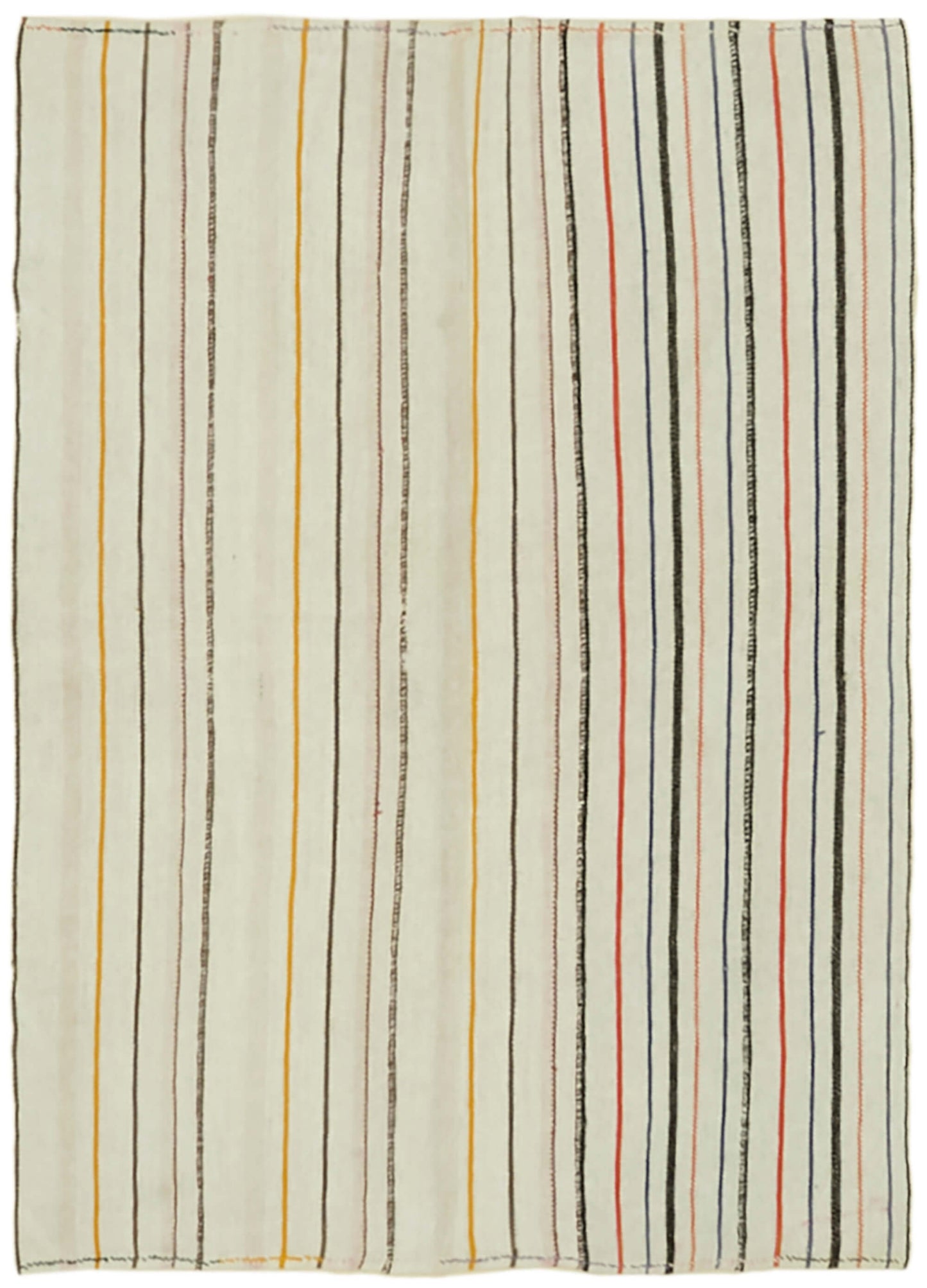 5x7 Multicolor Hemp Kilim Rug - 42141