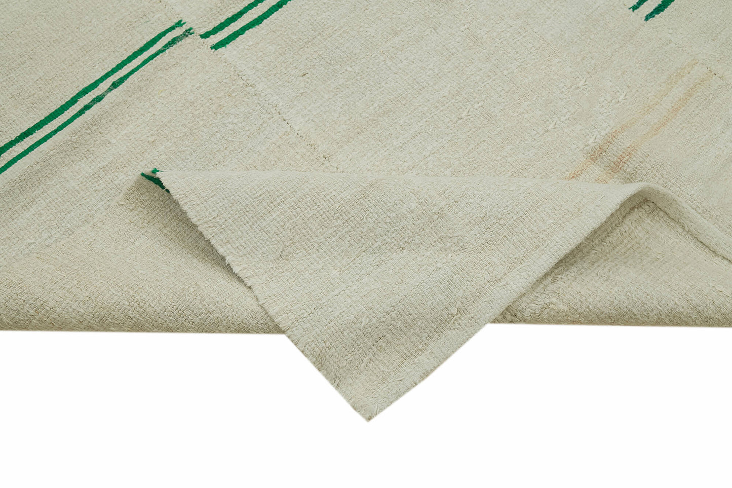 5x13 Beige Hemp Kilim Rug - 42163