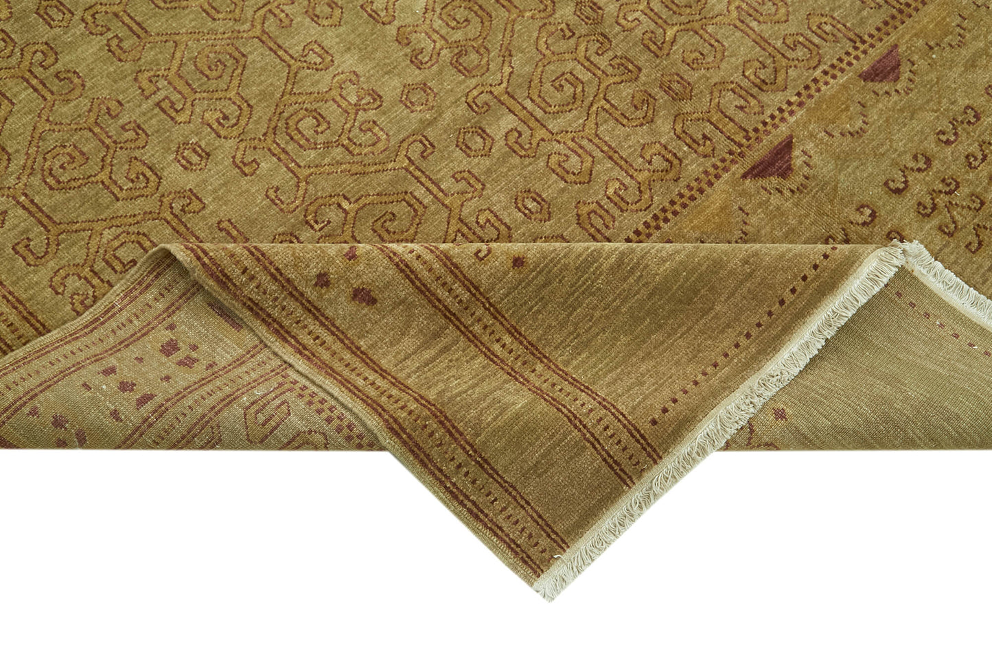 6x8 Beige Oushak Rug - 42188