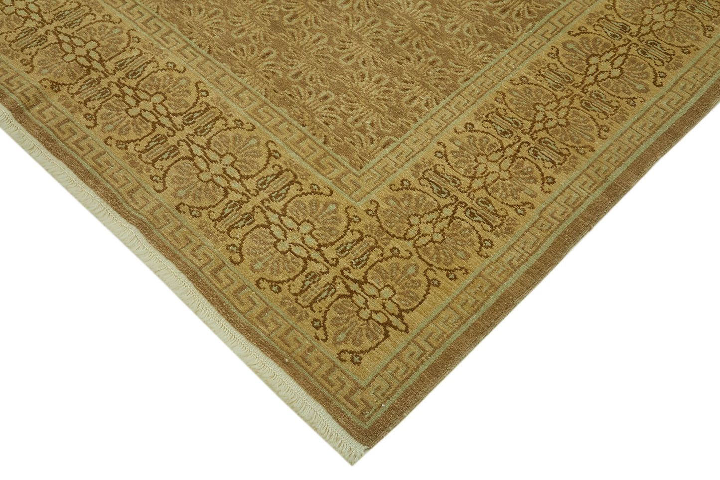 6x9 Beige Oushak Rug - 42197