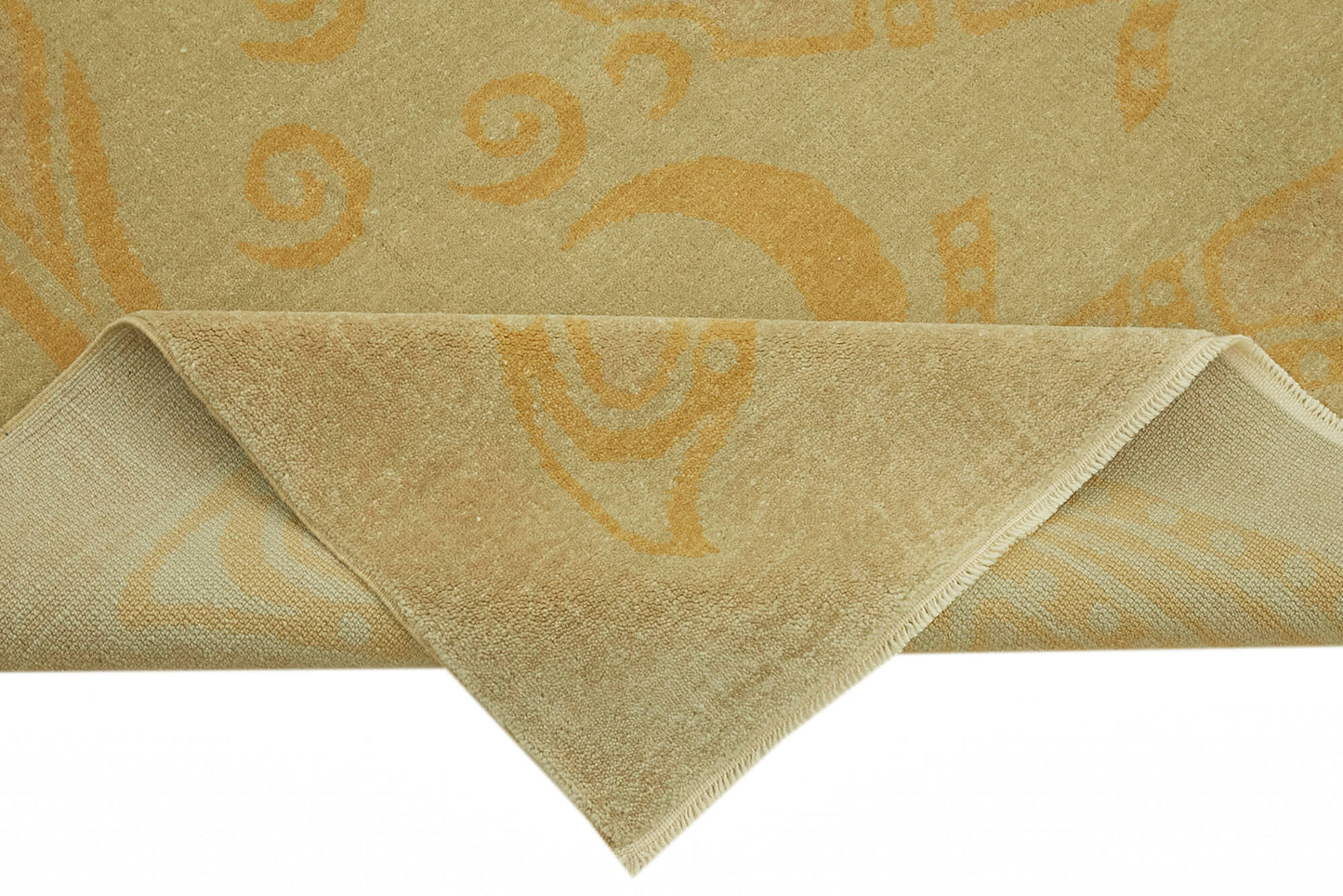 7x9 Beige Oushak Rug - 42200