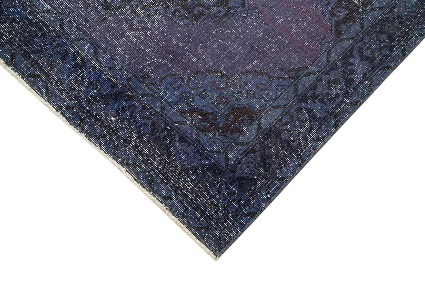 5x14 Purple Turkish Over Dyed Runner Rug - 4220
