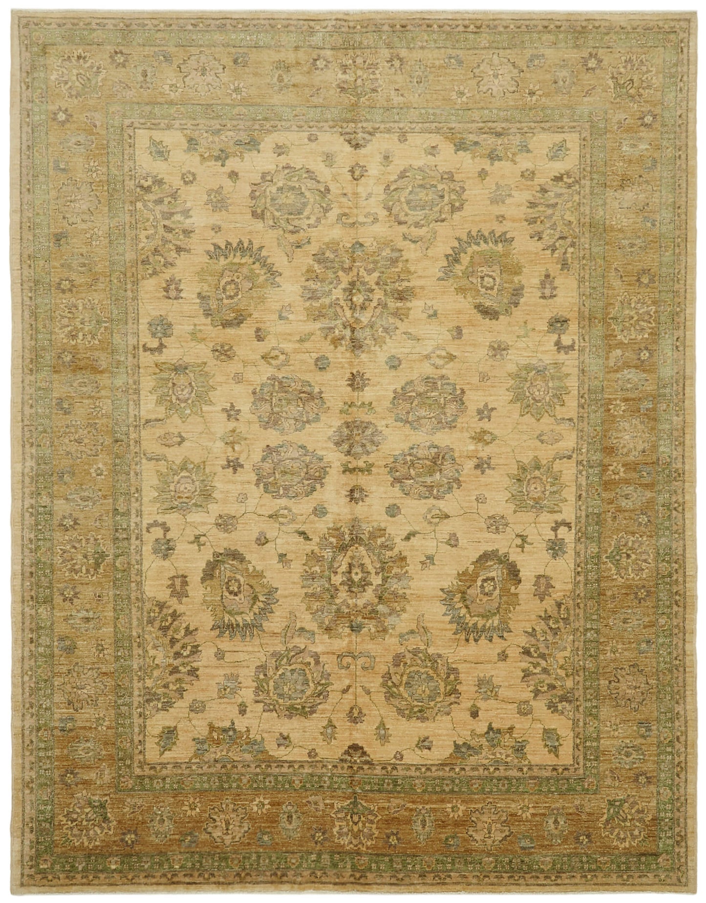 8x10 Beige Oushak Rug - 42214