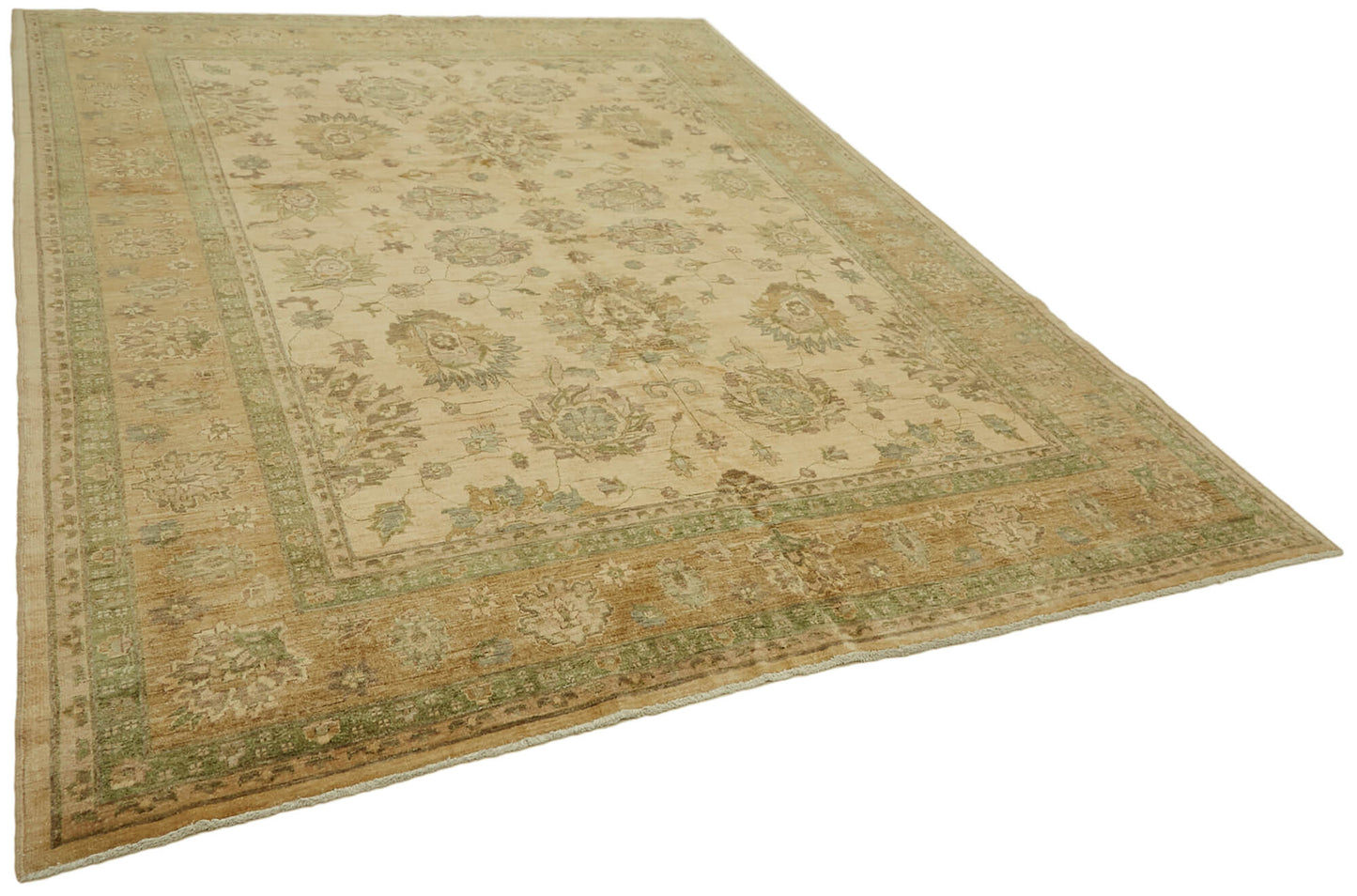 8x10 Beige Oushak Rug - 42214