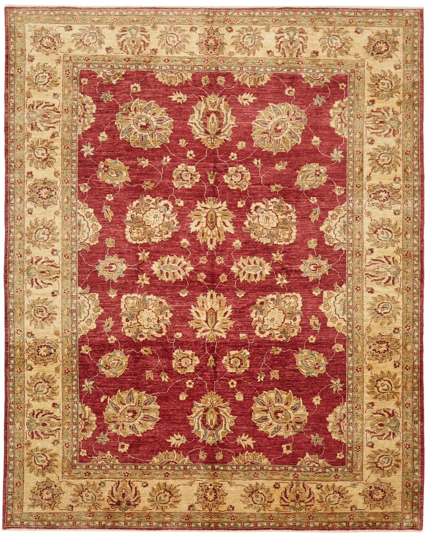 8x10 Beige Oushak Rug - 42218