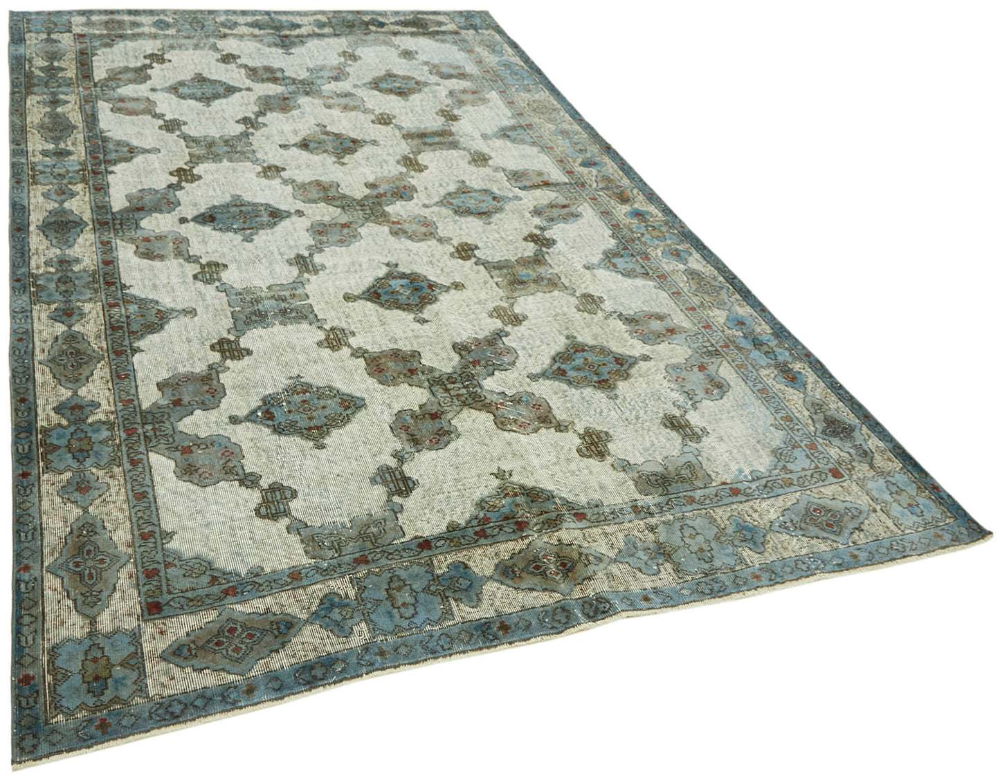7x10 Blue Over Dyed Rug - 42412