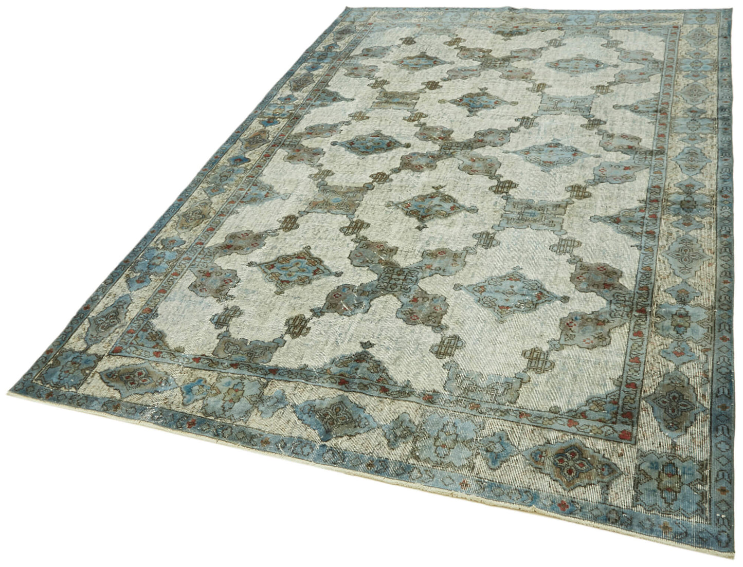 7x10 Blue Over Dyed Rug - 42412