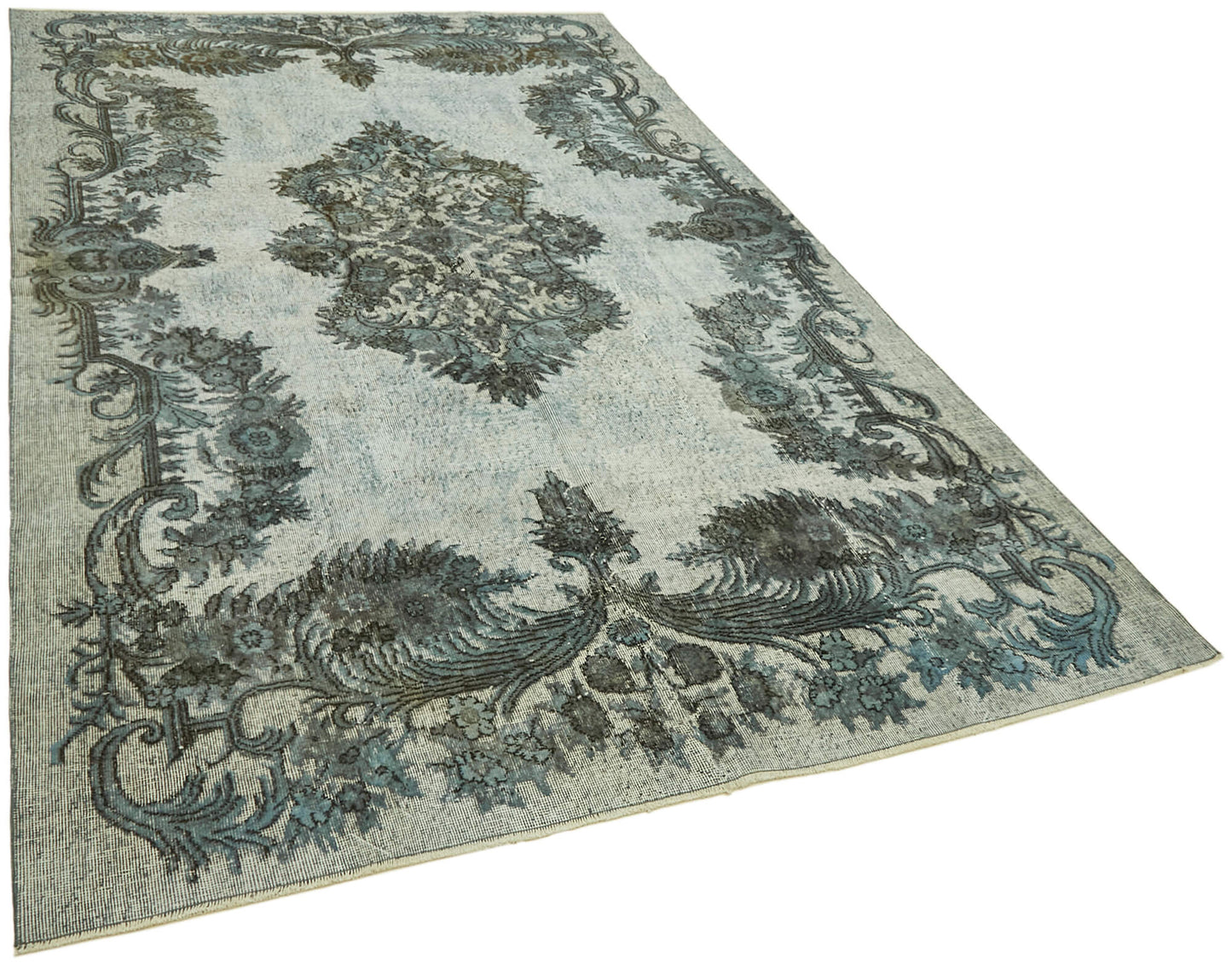7x10 Blue Over Dyed Rug - 42416