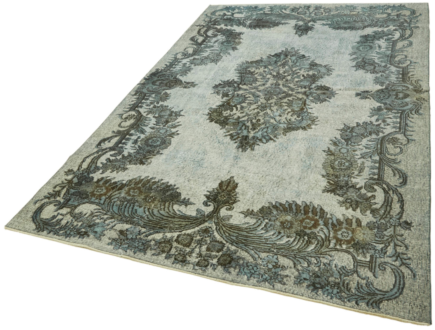 7x10 Blue Over Dyed Rug - 42416