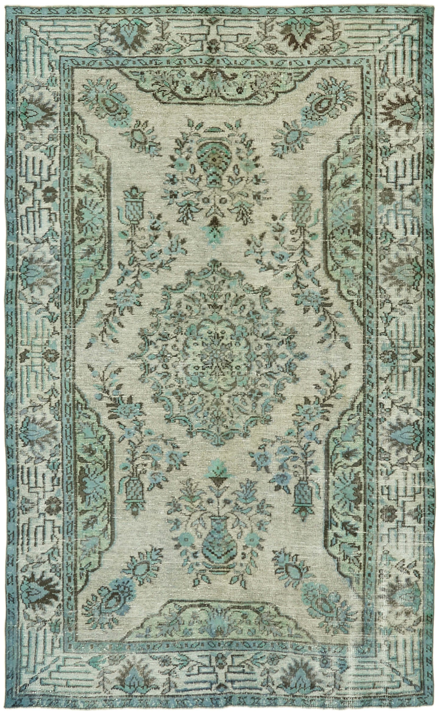 6x9 Blue Over Dyed Rug - 42417