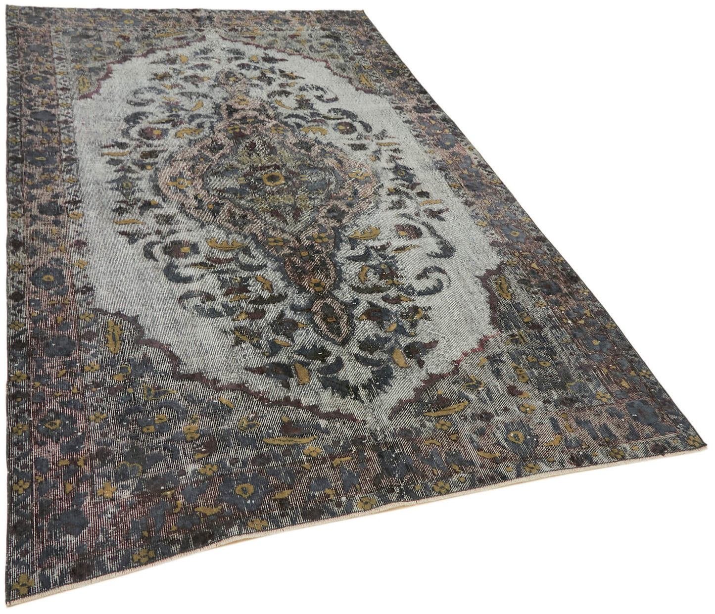 6x9 Grey Over Dyed Rug - 42422