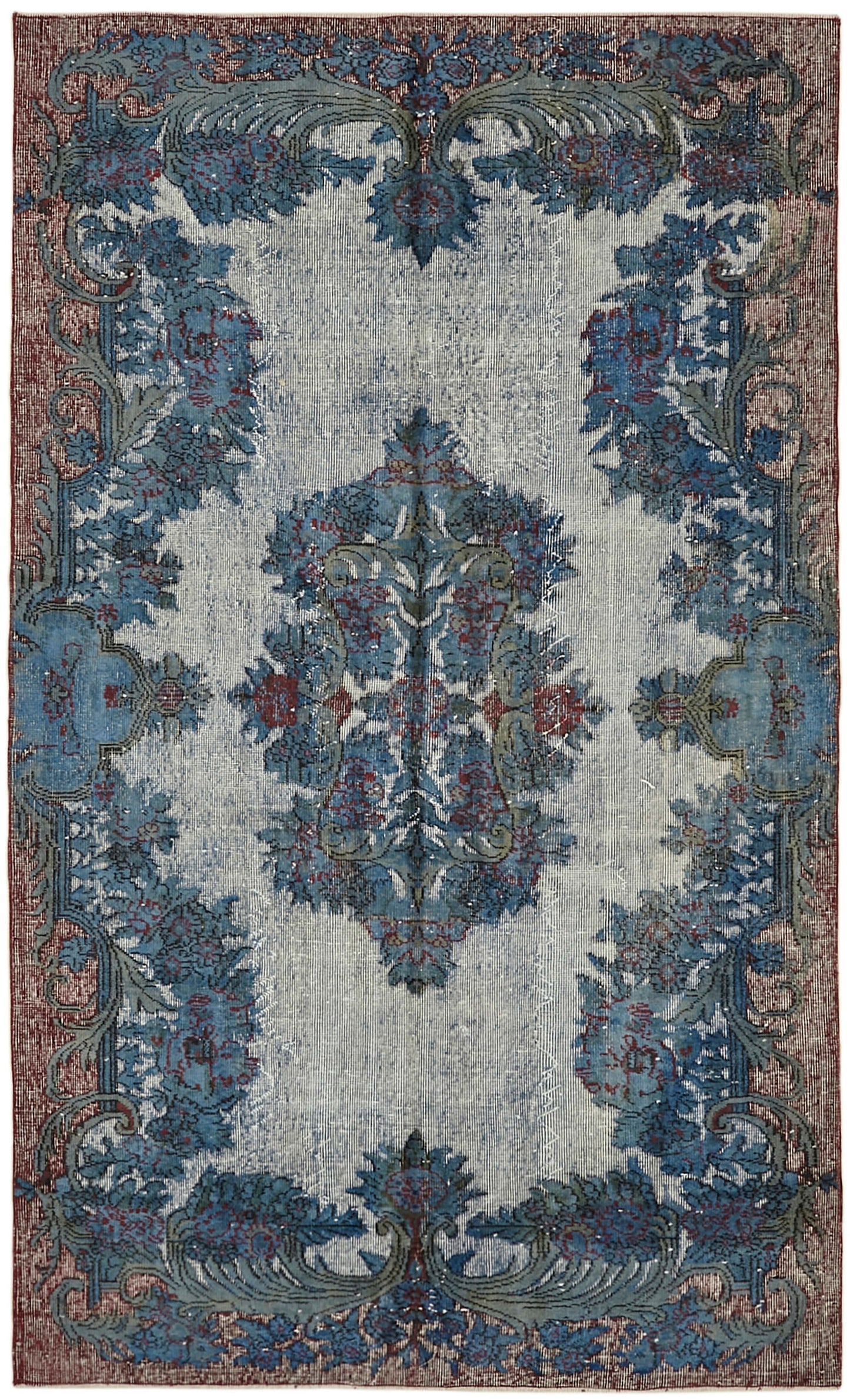 5x9 Blue Over Dyed Rug - 42425
