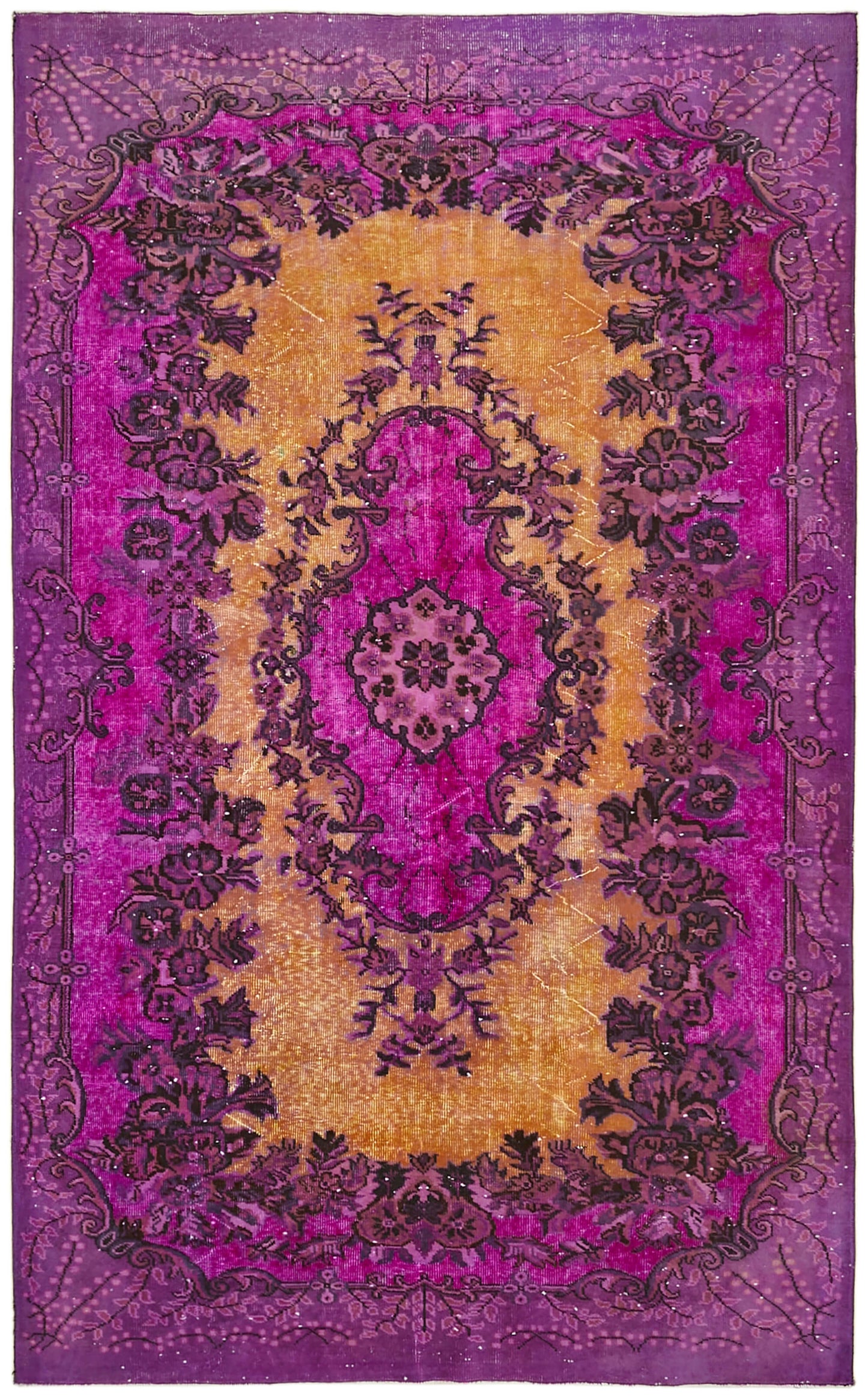 6x10 Purple Over Dyed Rug - 42427