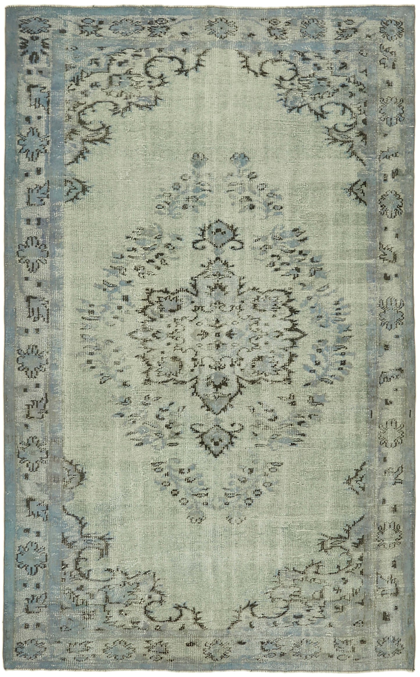 6x9 Blue Over Dyed Rug - 42430