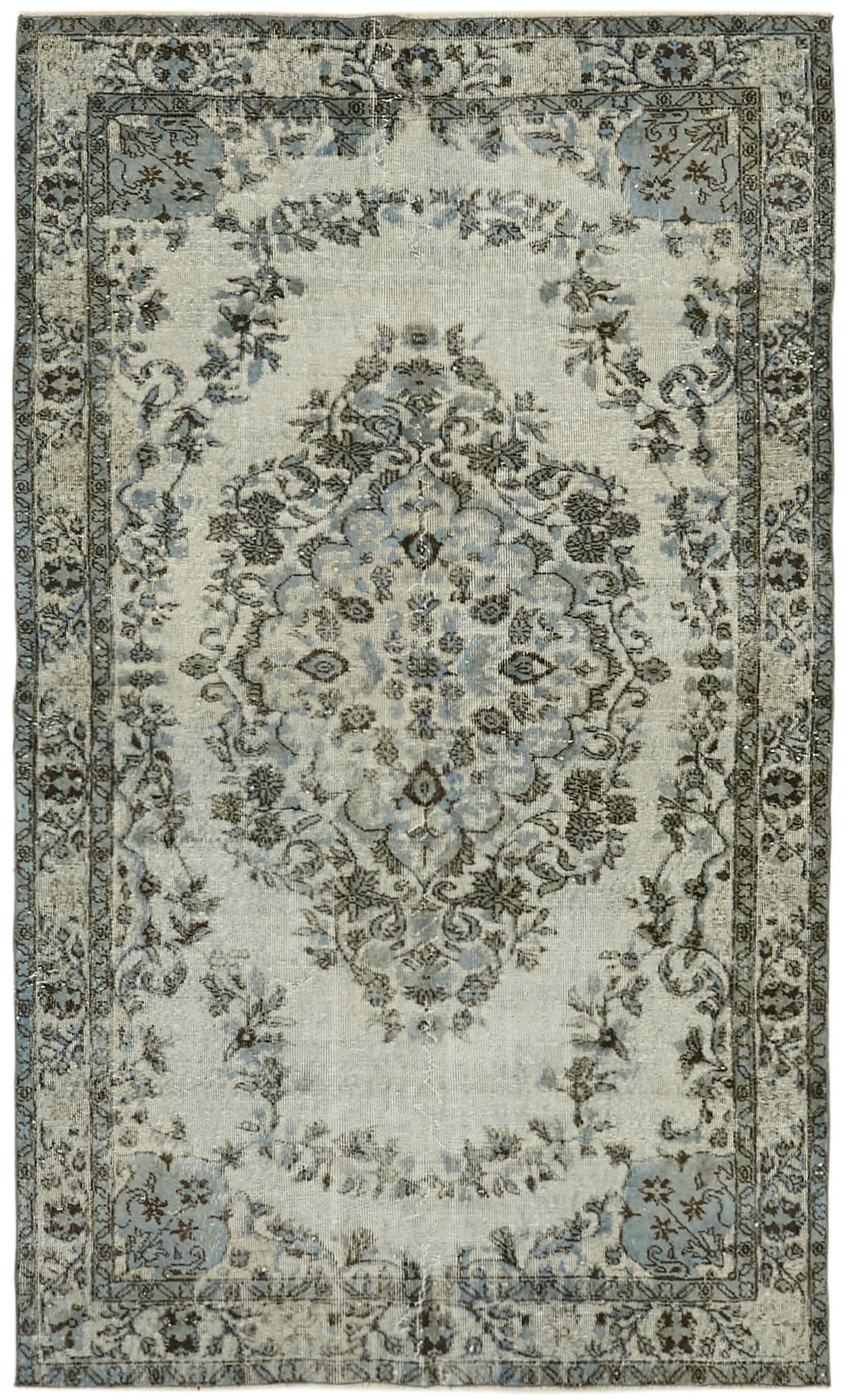 5x9 Blue Over Dyed Rug - 42434