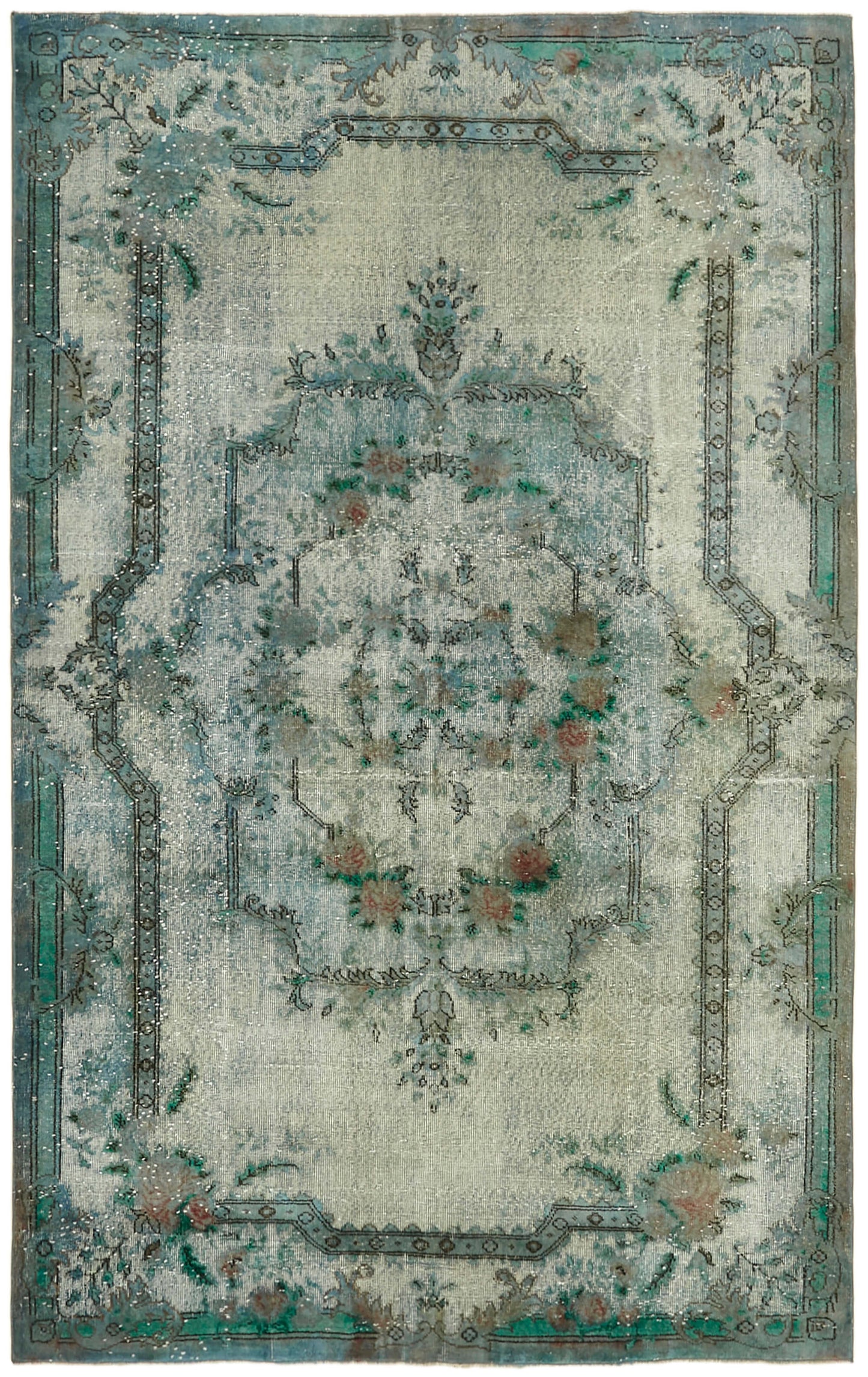 6x10 Blue Over Dyed Rug - 42435