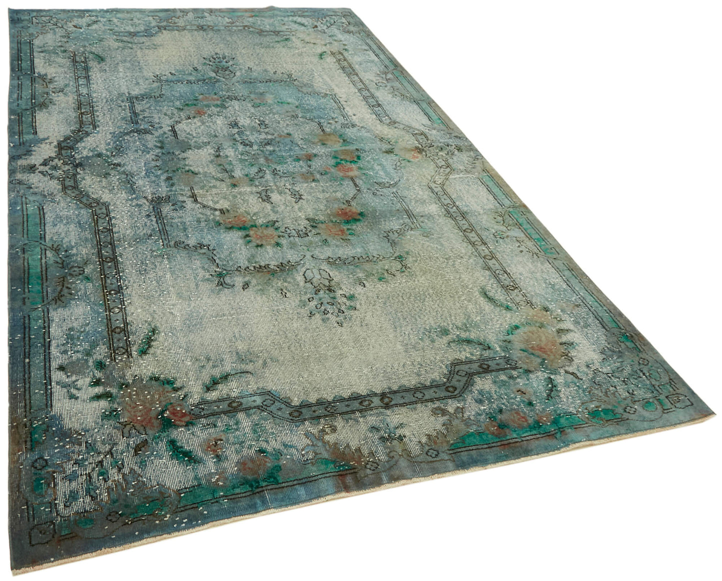 6x10 Blue Over Dyed Rug - 42435