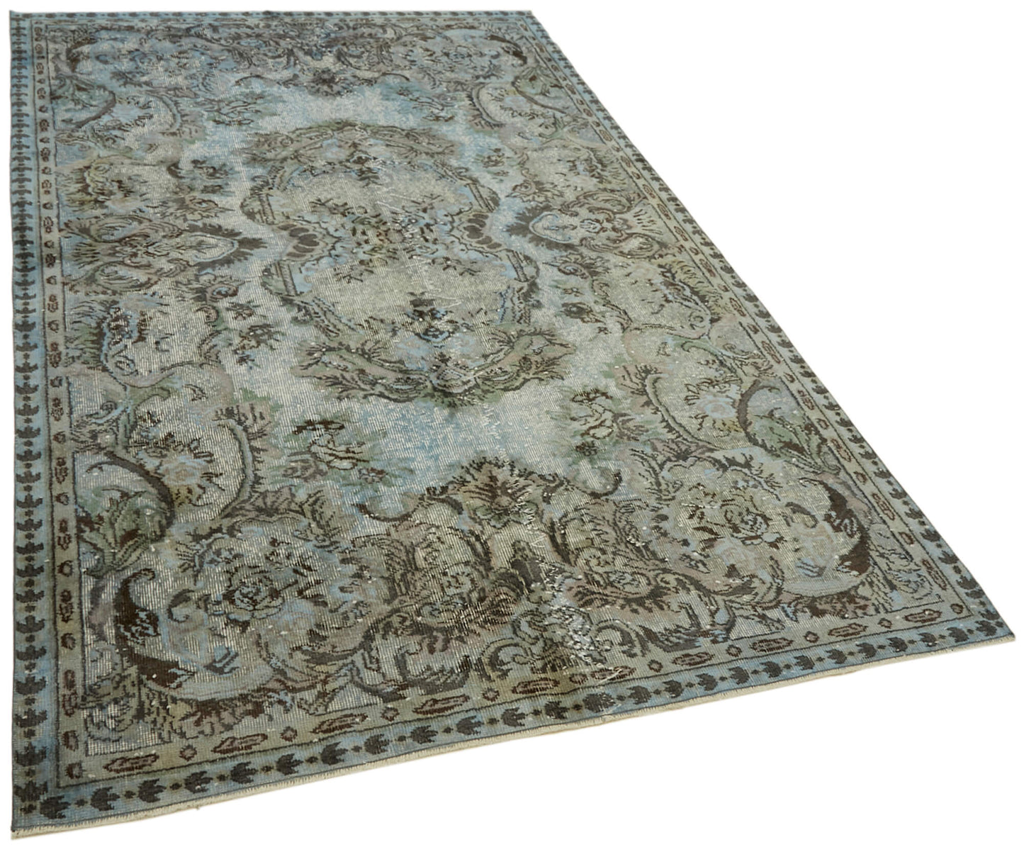 6x9 Blue Over Dyed Rug - 42439
