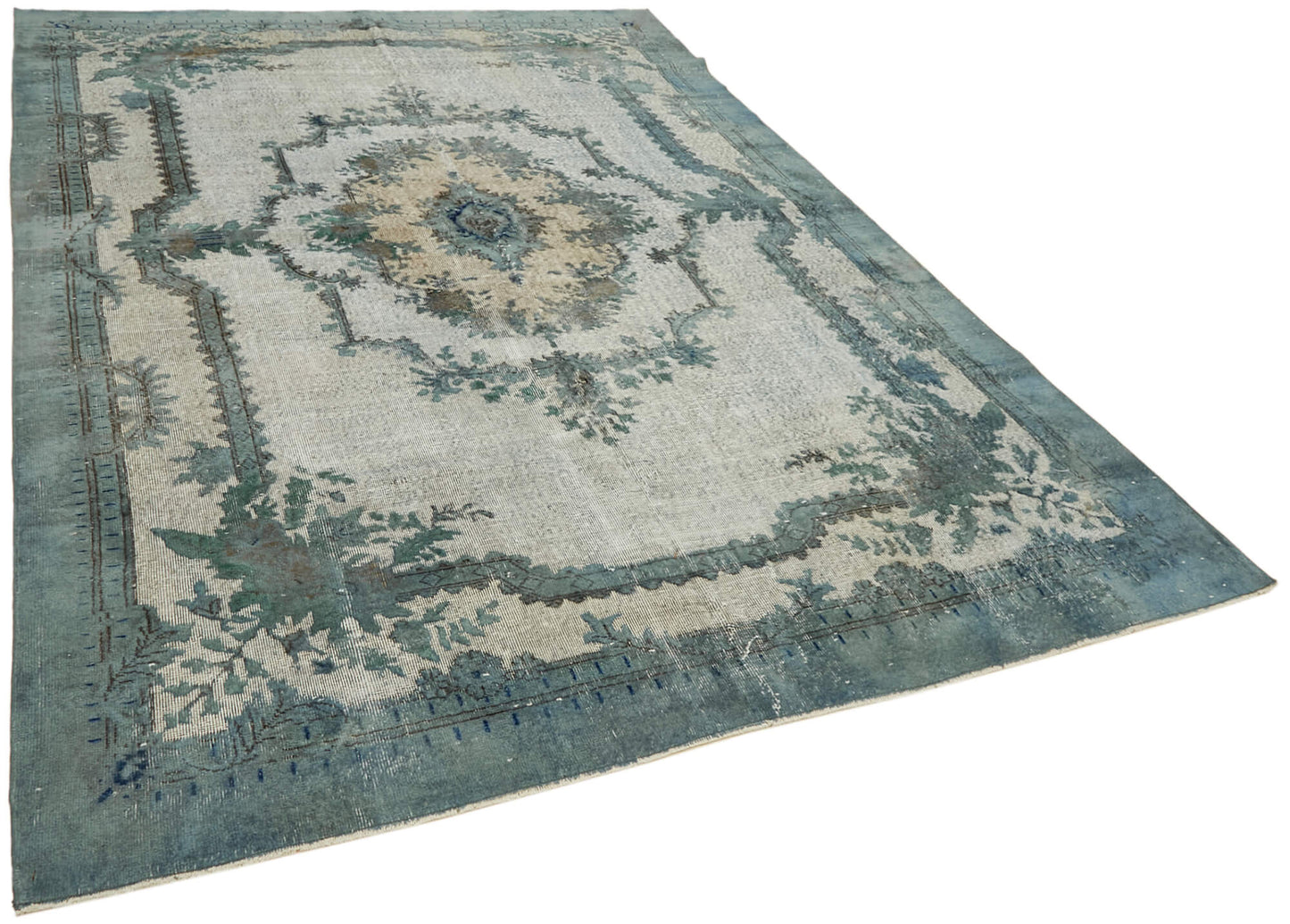 7x10 Blue Over Dyed Rug - 42441