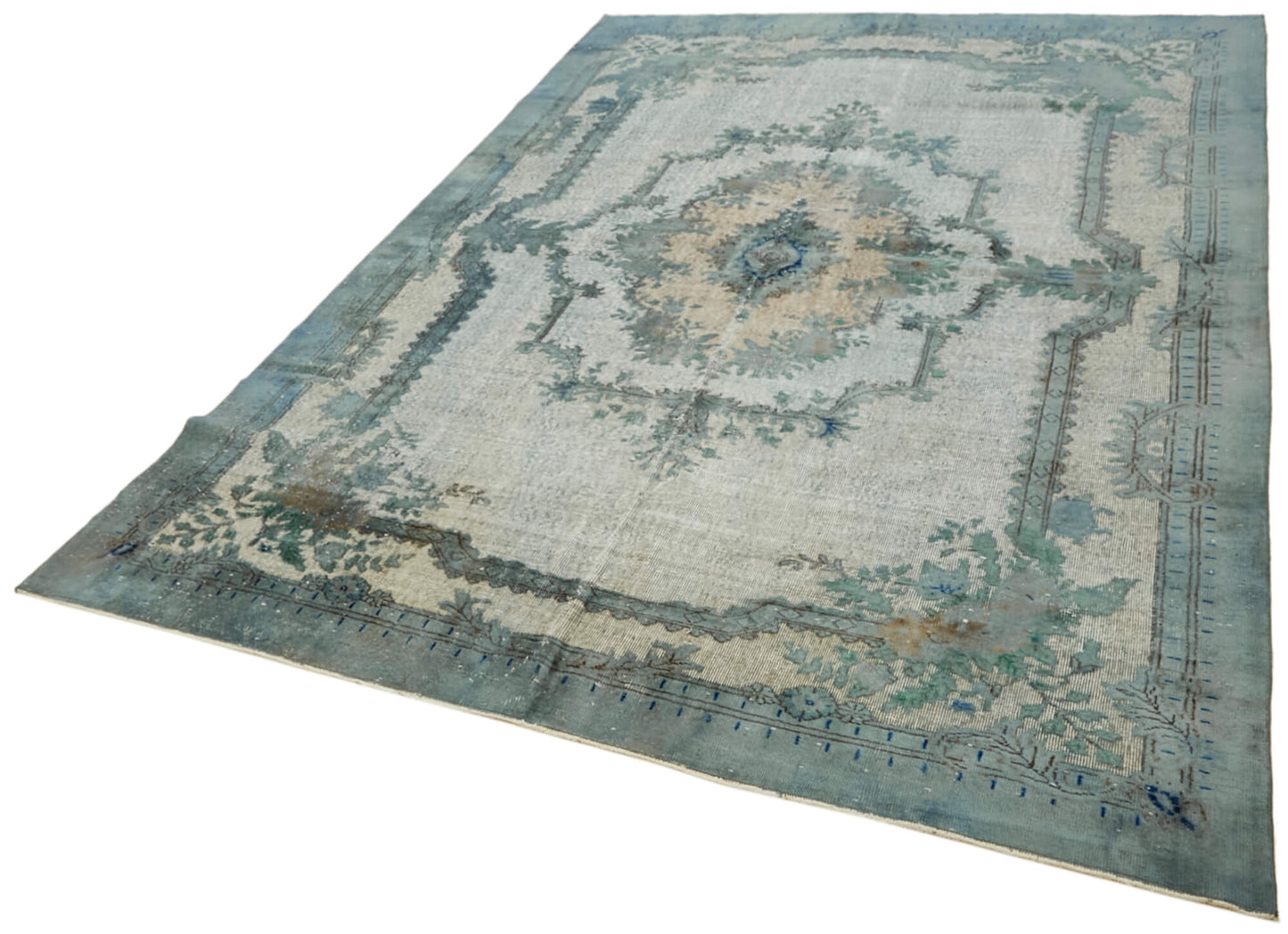 7x10 Blue Over Dyed Rug - 42441
