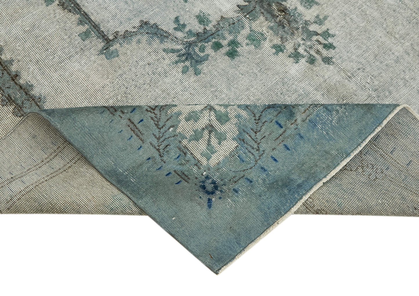 7x10 Blue Over Dyed Rug - 42441