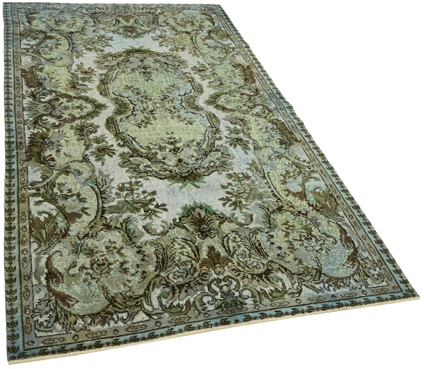 5x9 Blue Over Dyed Rug - 42444