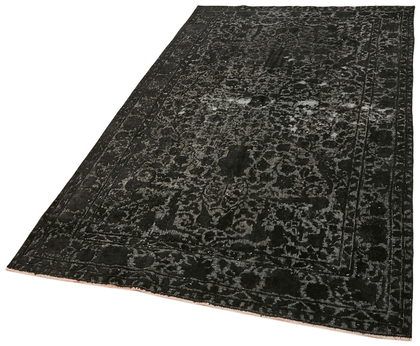 5x9 Black Over Dyed Rug - 42450