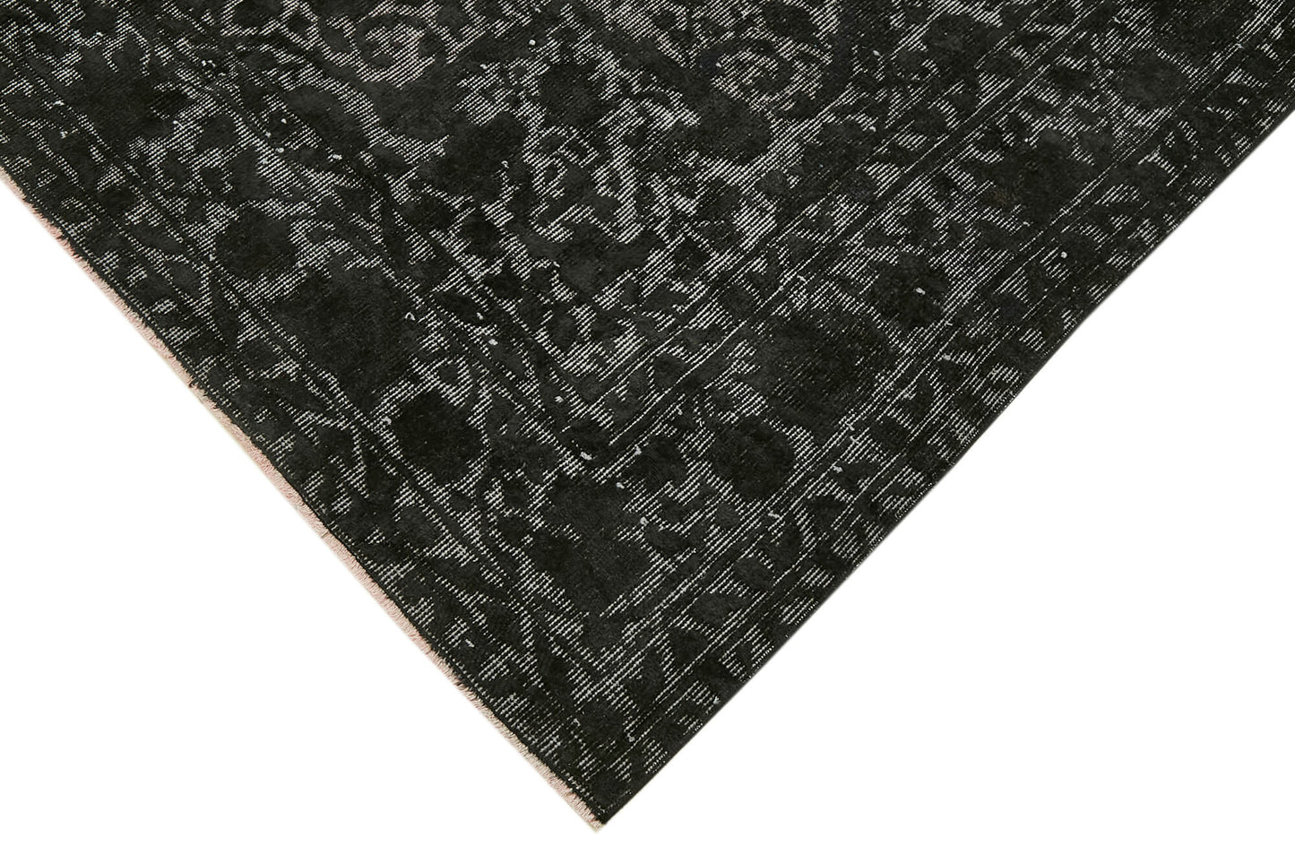 5x9 Black Over Dyed Rug - 42450