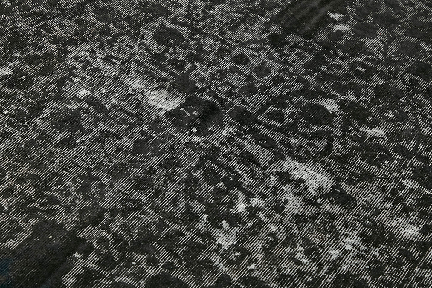 5x9 Black Over Dyed Rug - 42450