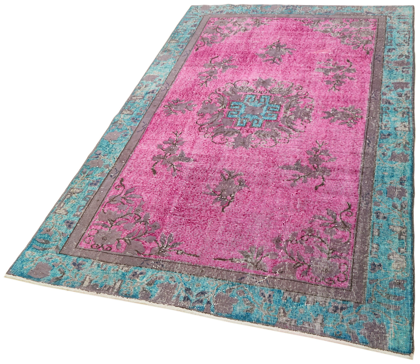 5x9 Multicolor Over Dyed Rug - 42456