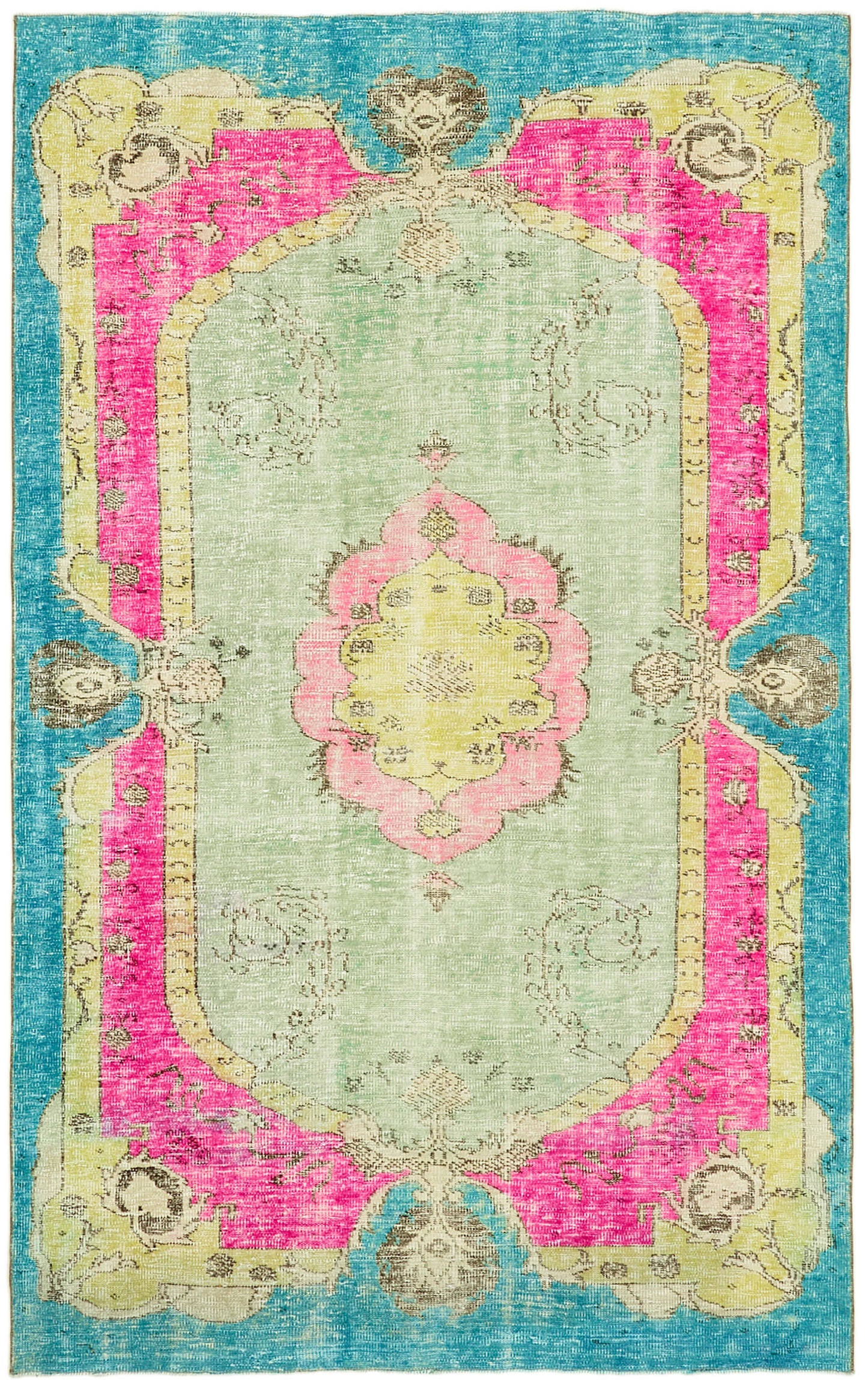 6x10 Multicolor Over Dyed Rug - 42461