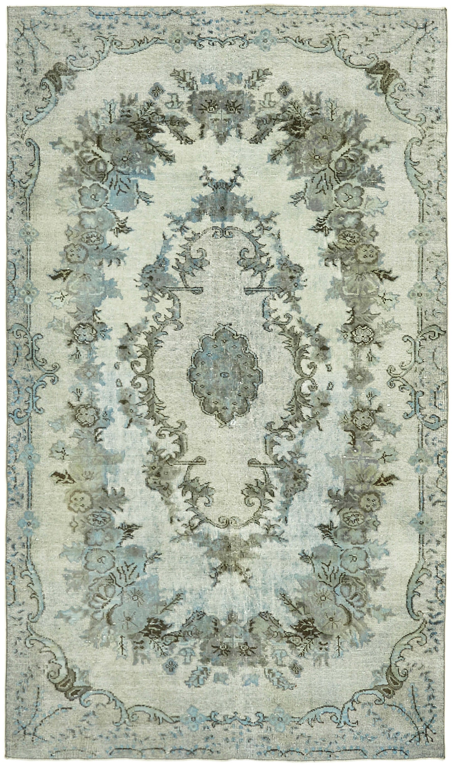 6x9 Blue Over Dyed Rug - 42467