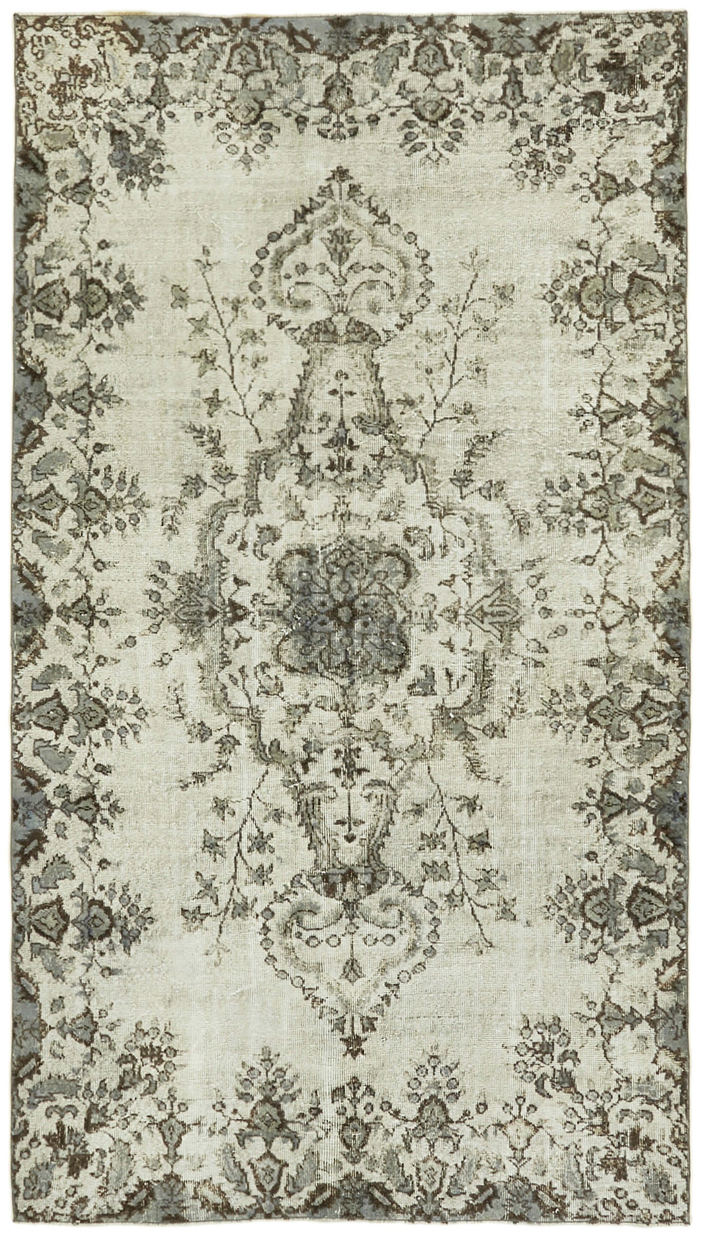 5x9 Grey Over Dyed Rug - 42473