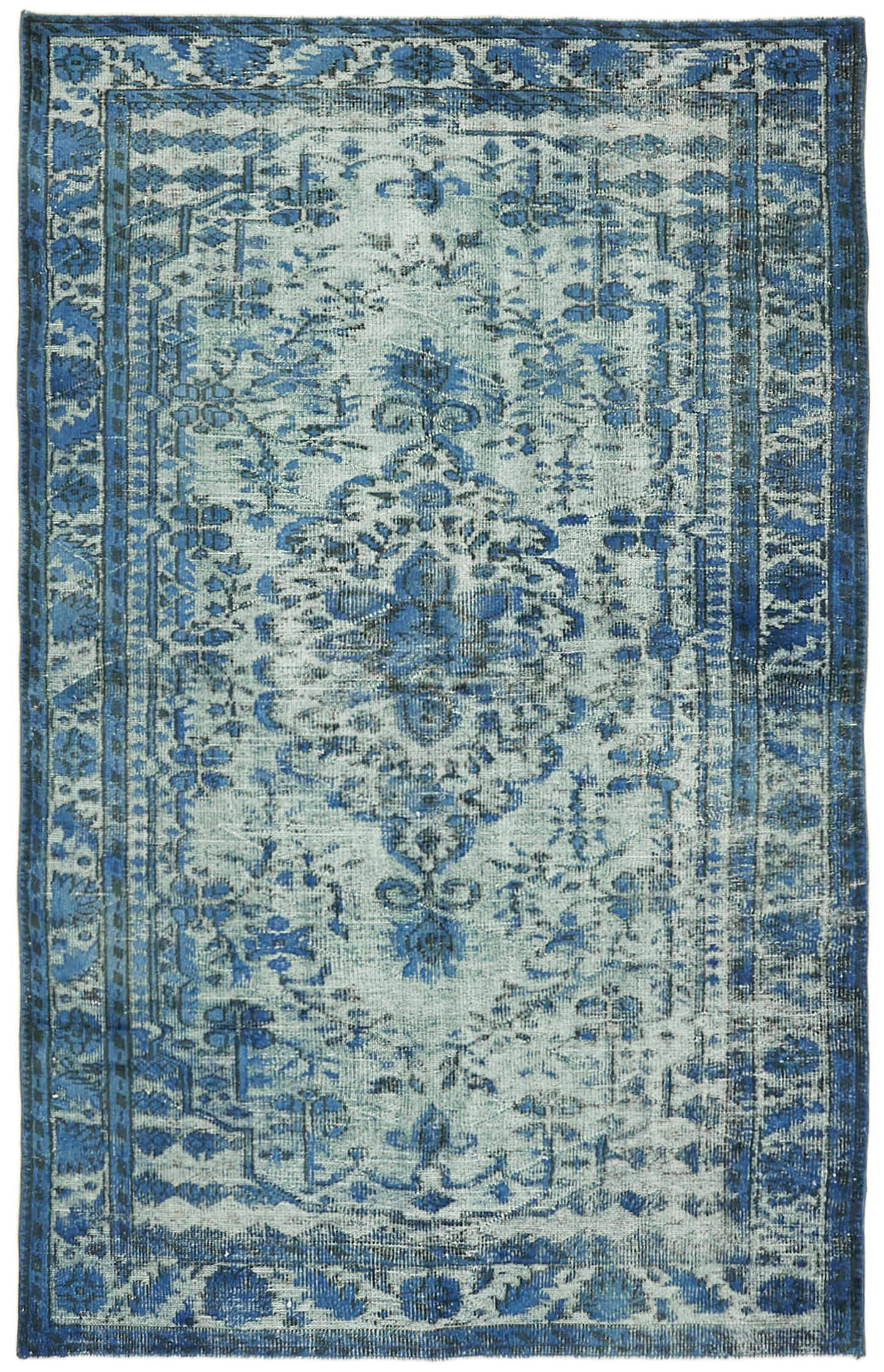 6x9 Blue Over Dyed Rug - 42579