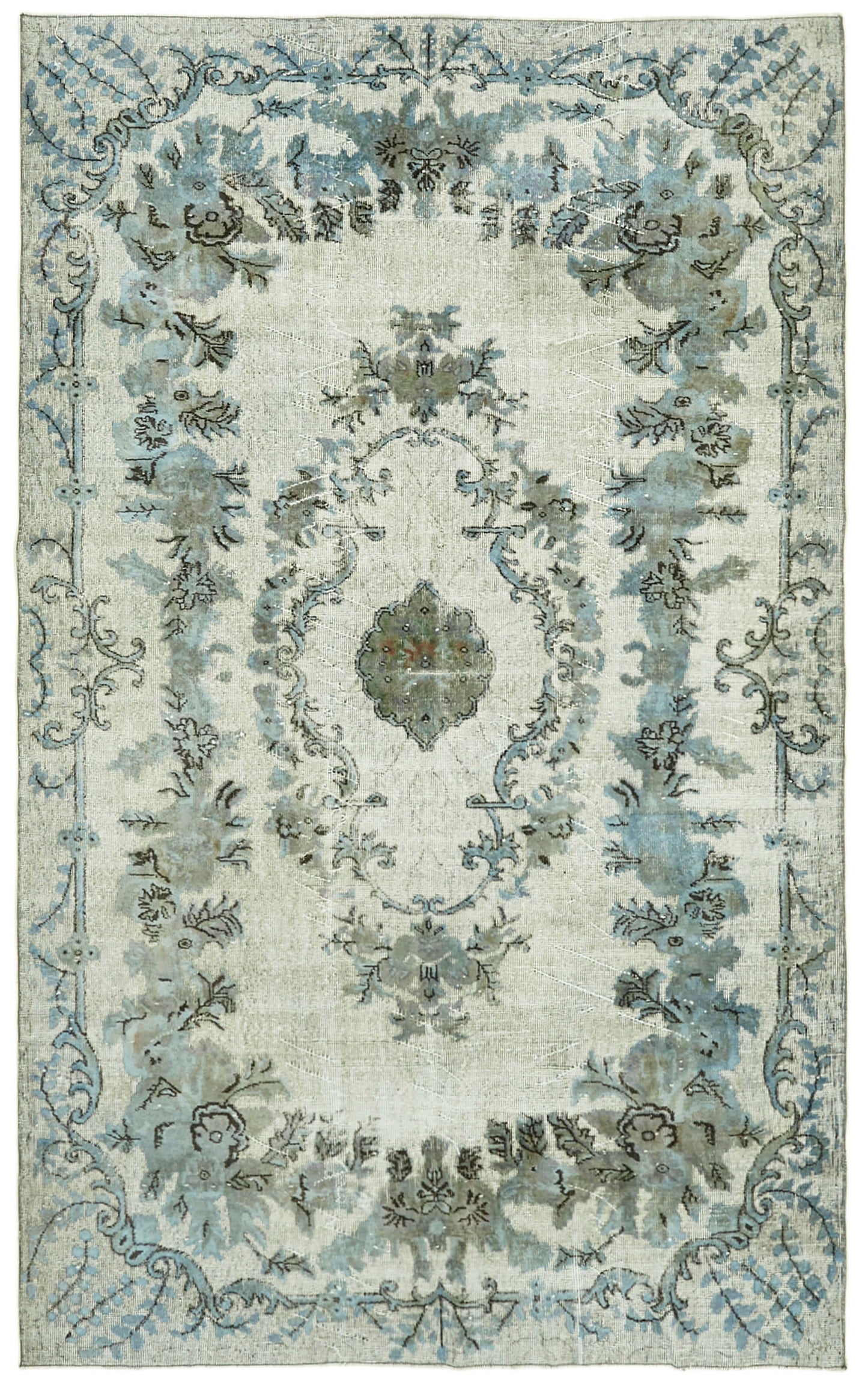 6x10 Blue Over Dyed Rug - 42580