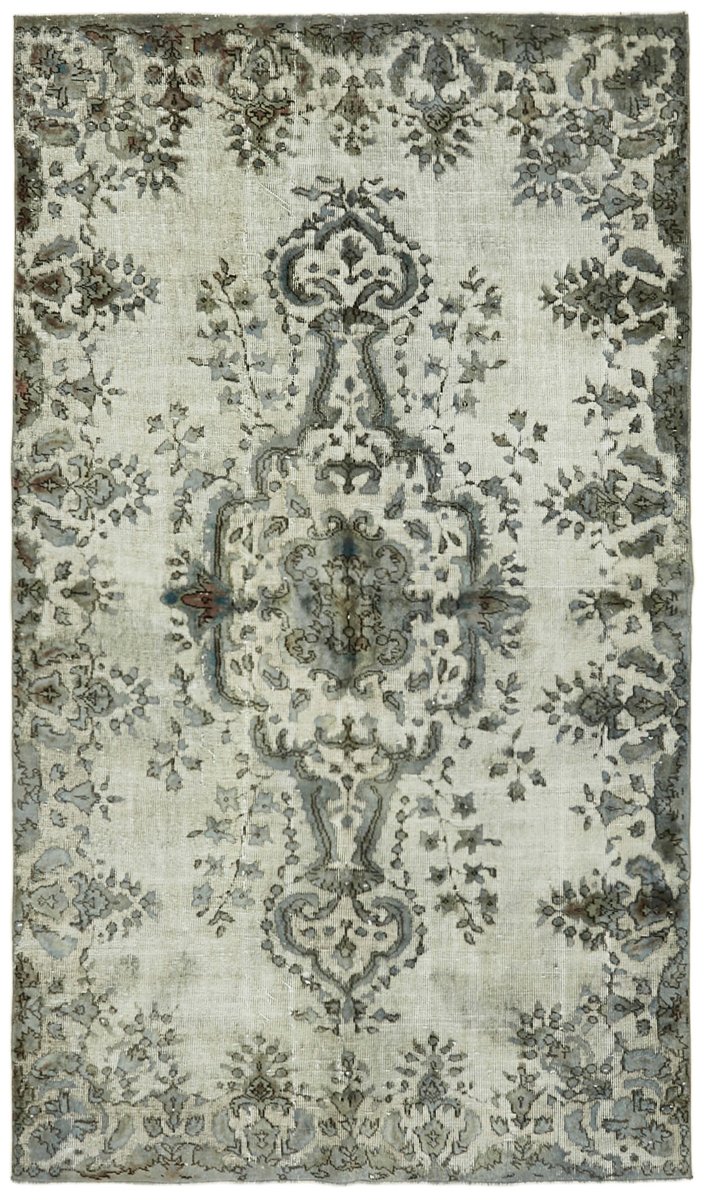 5x9 Grey Over Dyed Rug - 42584