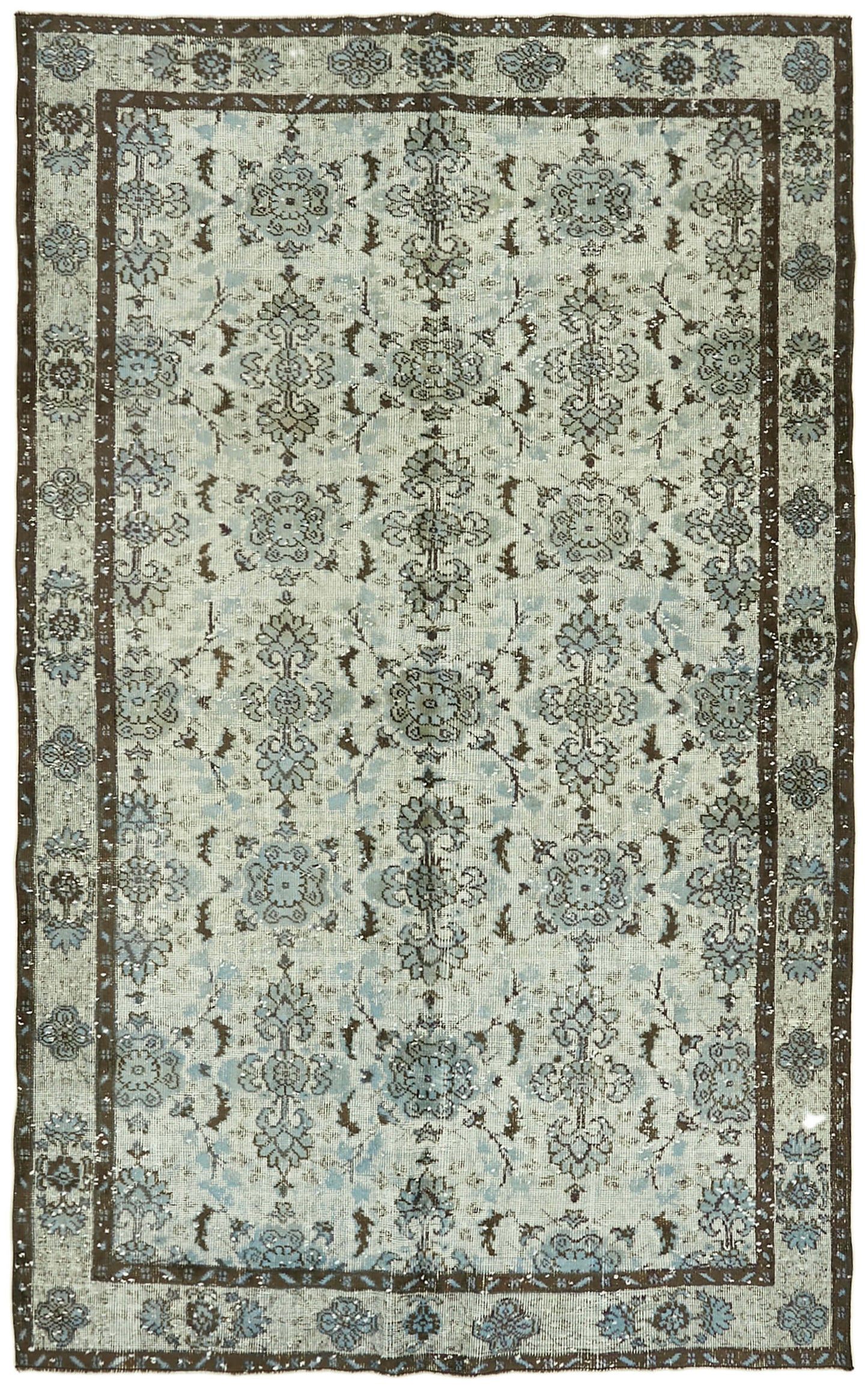 6x10 Blue Over Dyed Rug - 42589