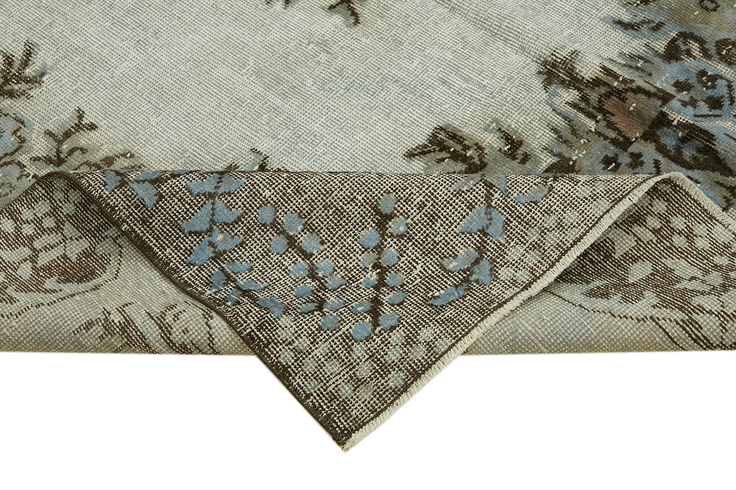 6x10 Blue Over Dyed Rug - 42604