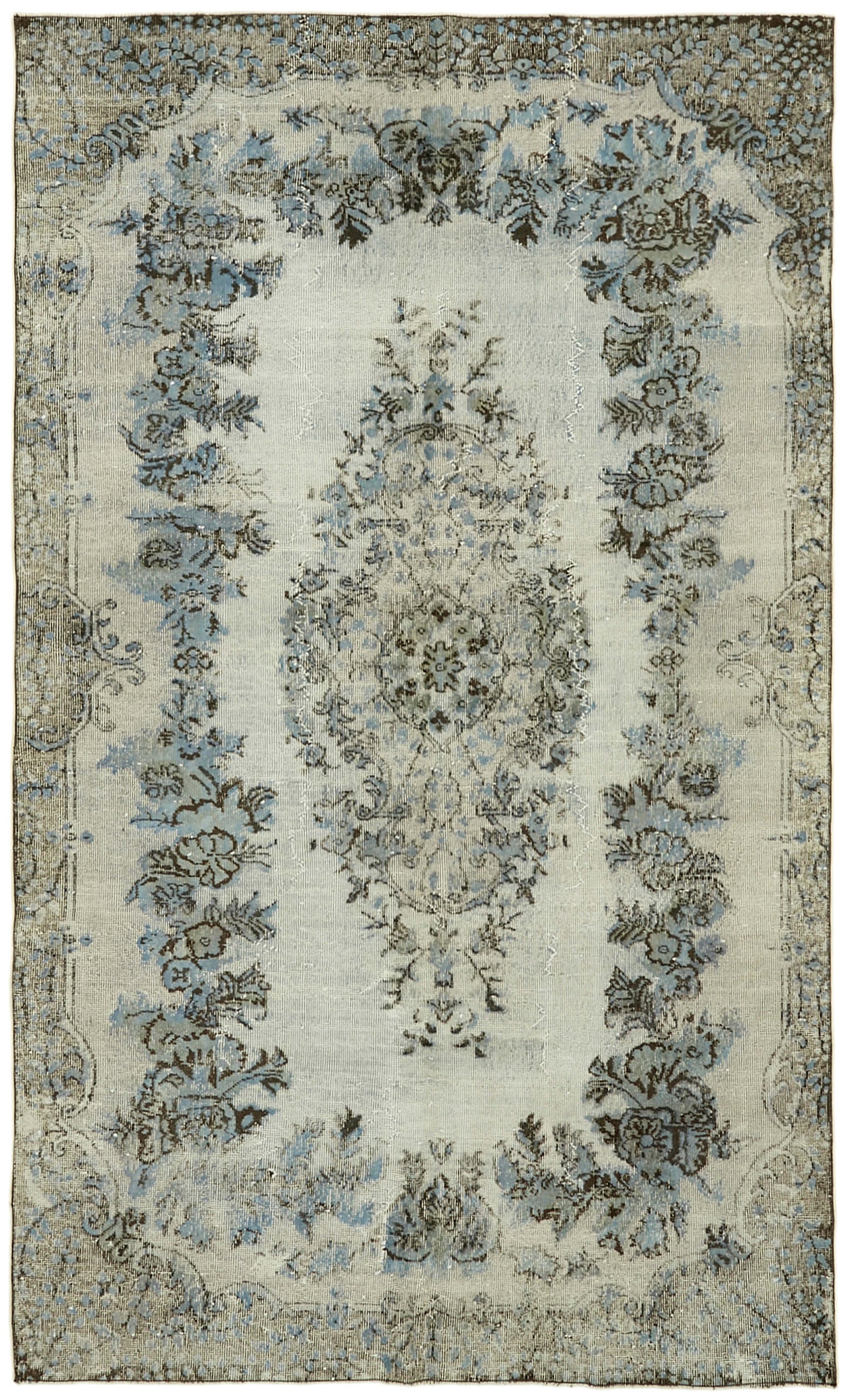 6x9 Blue Over Dyed Rug - 42608