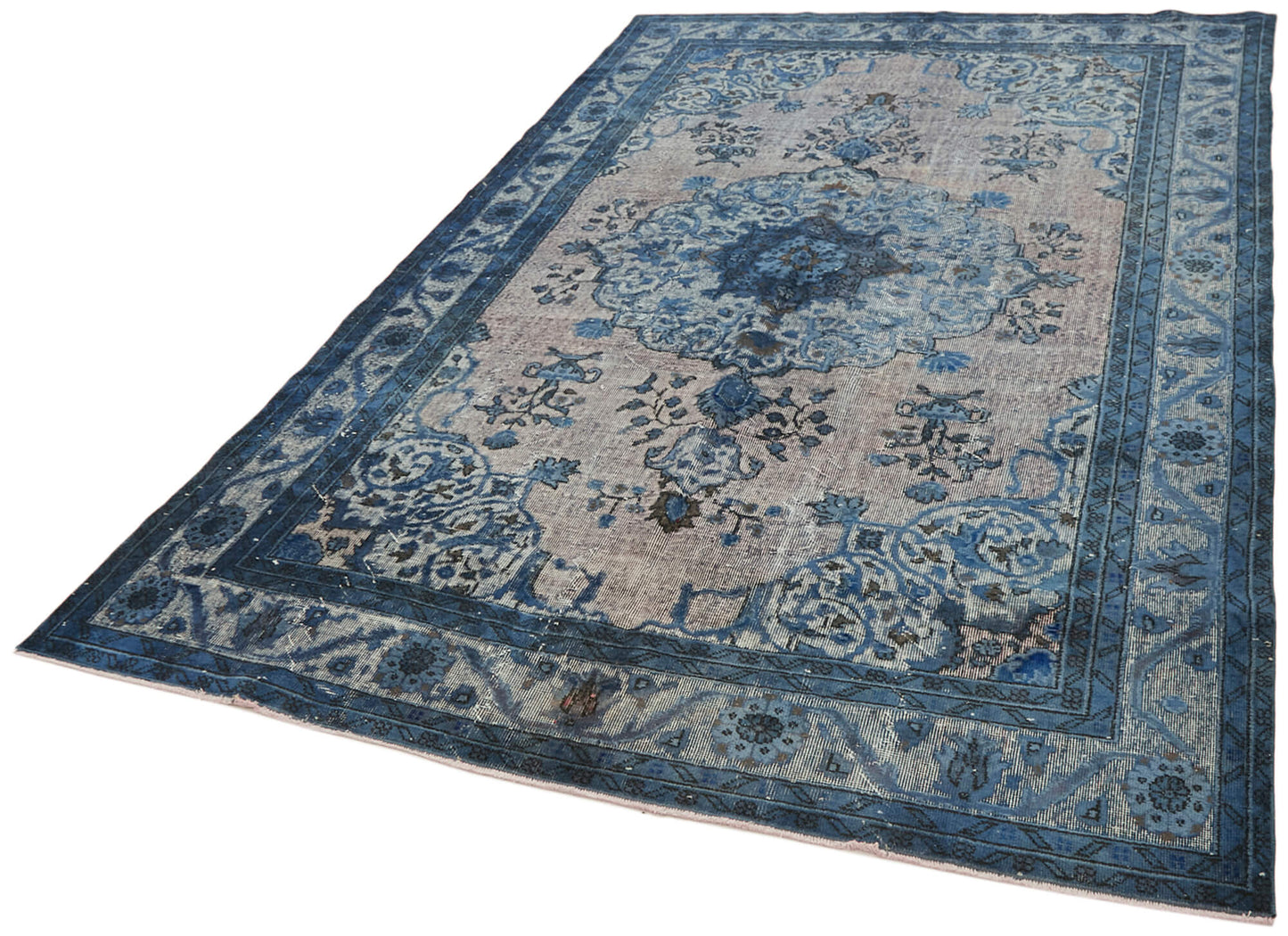 7x10 Blue Over Dyed Rug - 42612