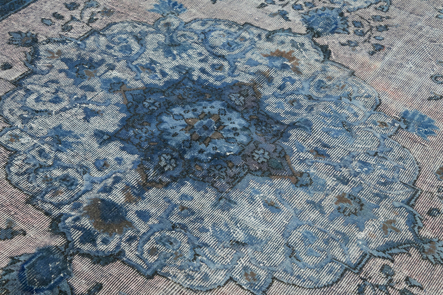 7x10 Blue Over Dyed Rug - 42612