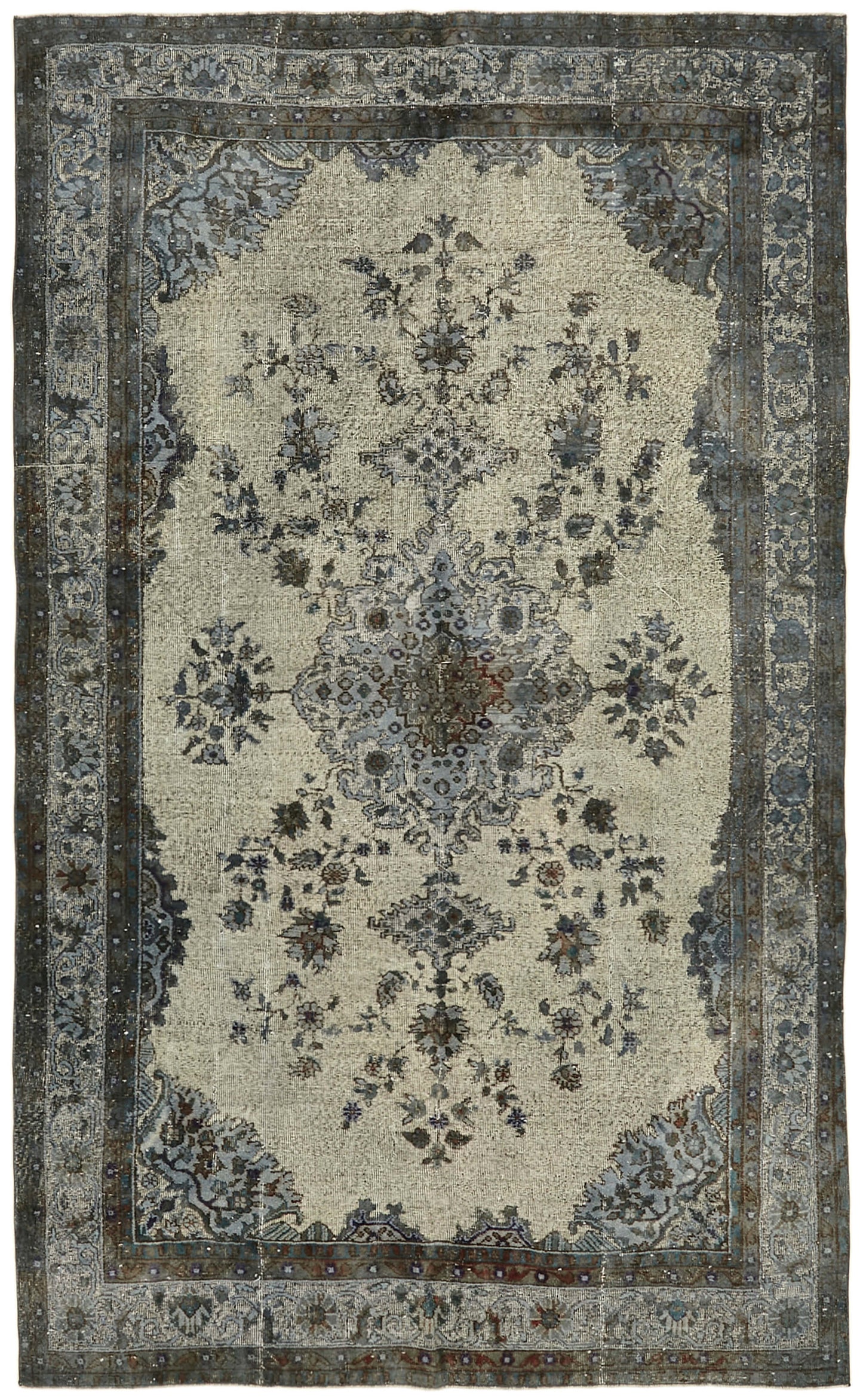 7x11 Grey Over Dyed Rug - 42613