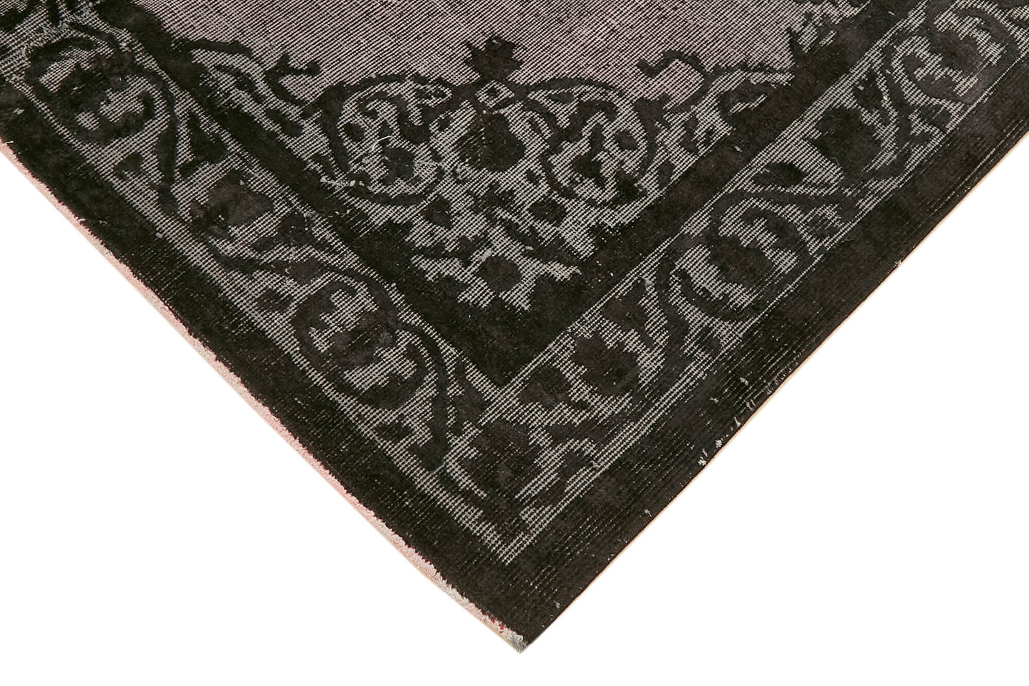 6x8 Black Over Dyed Rug - 42630