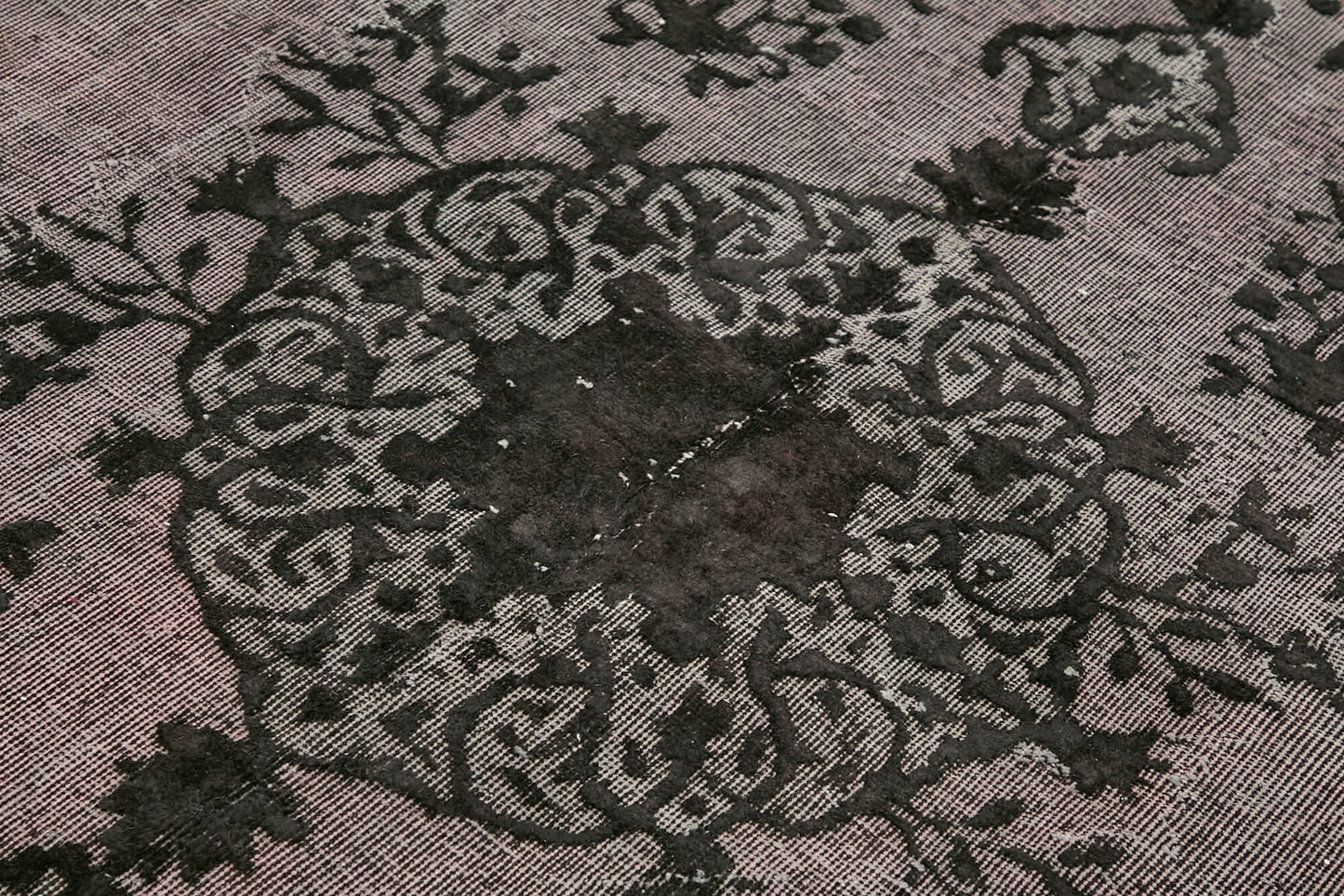 6x8 Black Over Dyed Rug - 42630