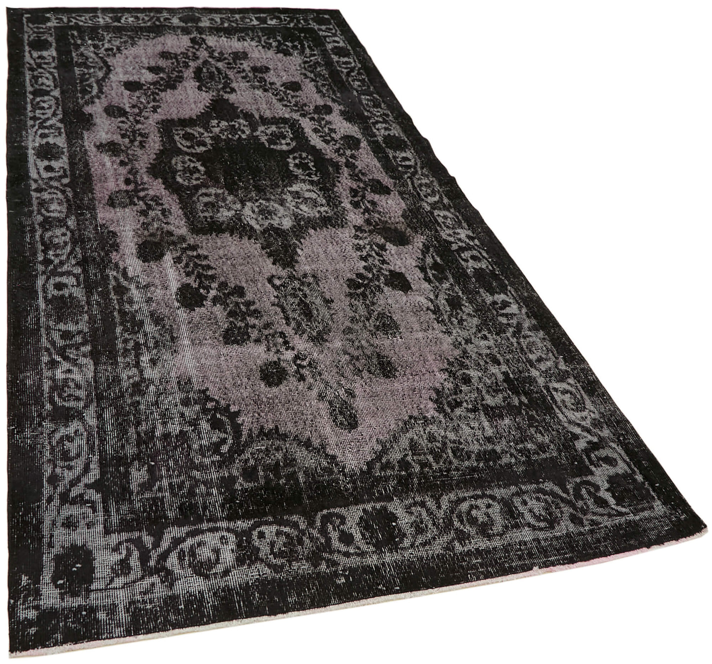 5x10 Black Over Dyed Rug - 42632