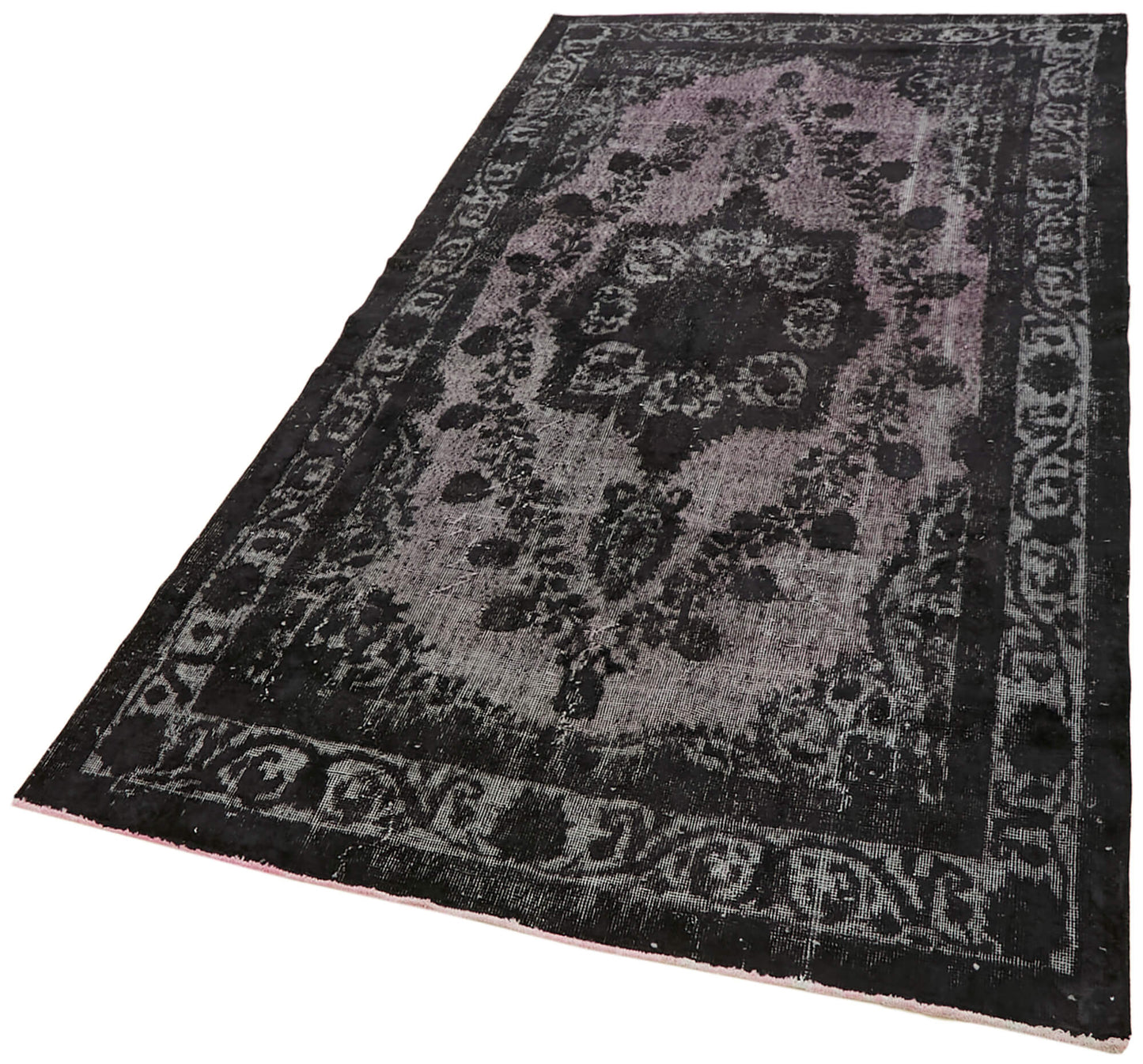 5x10 Black Over Dyed Rug - 42632