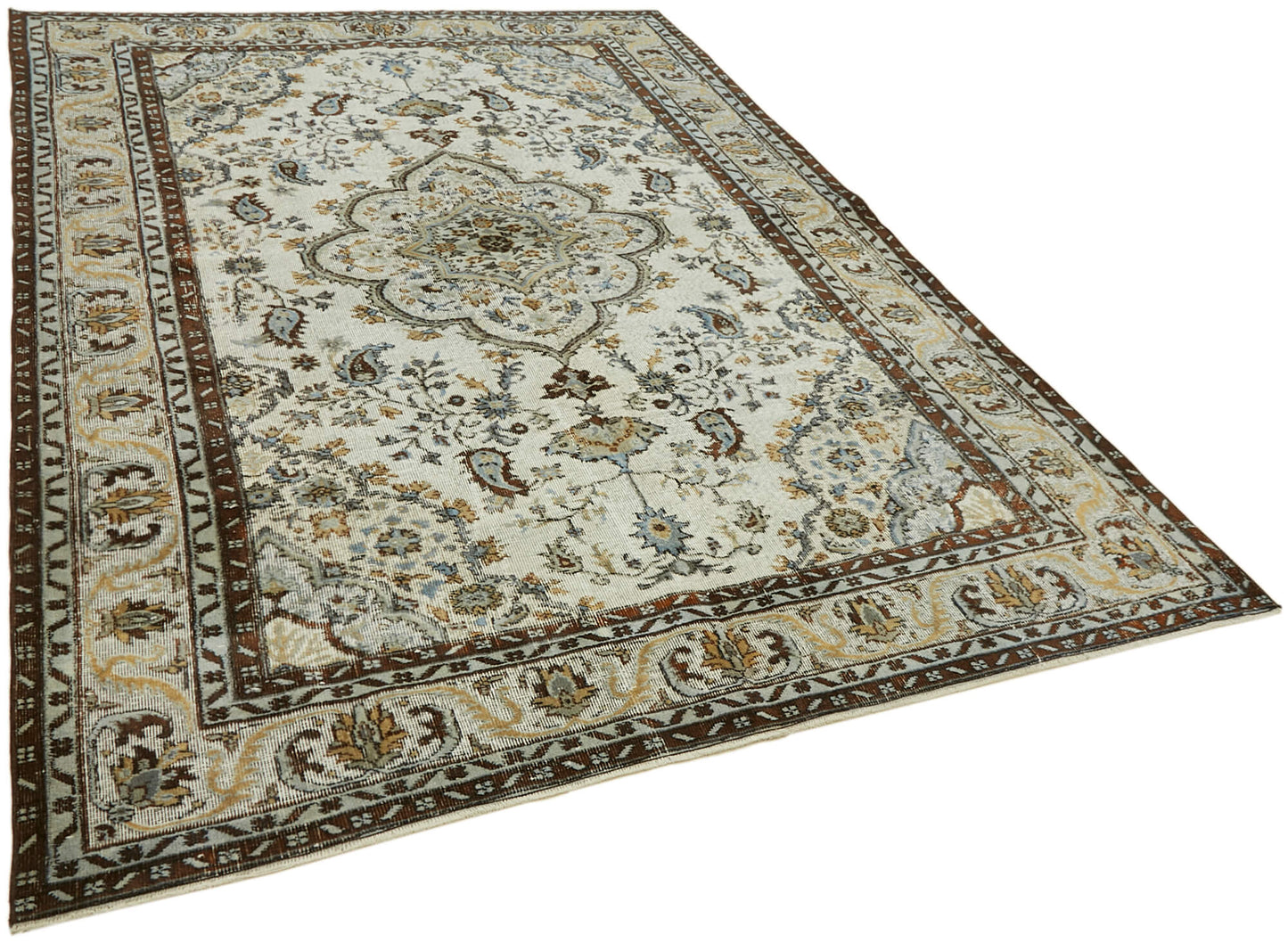 7x9 Blue Over Dyed Rug - 42634