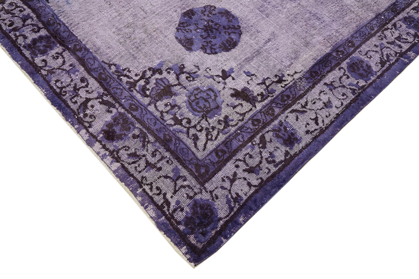 7x10 Purple Over Dyed Rug - 42640