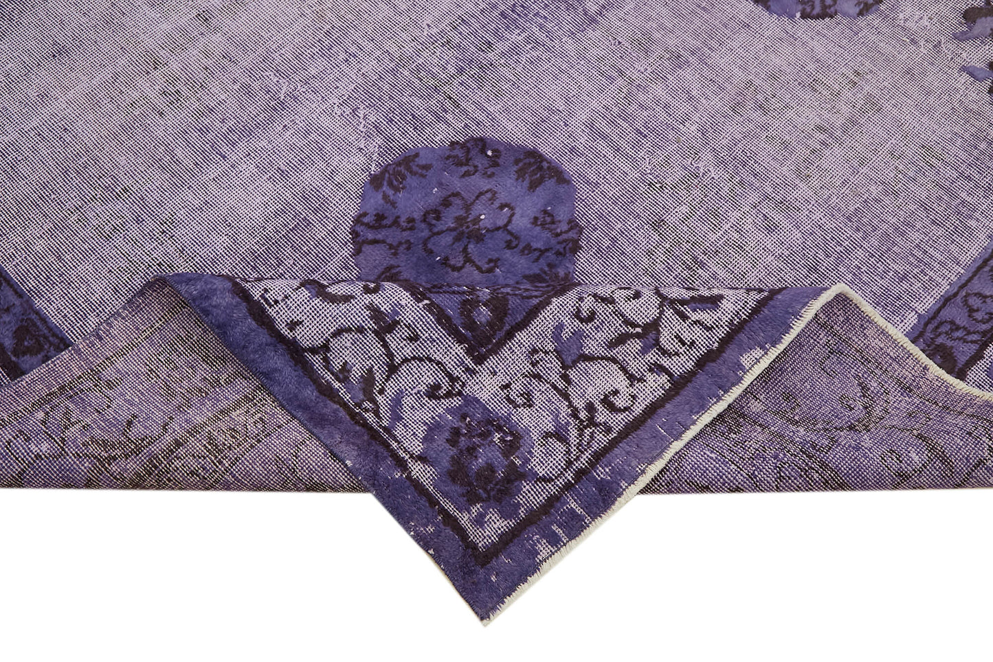 7x10 Purple Over Dyed Rug - 42640