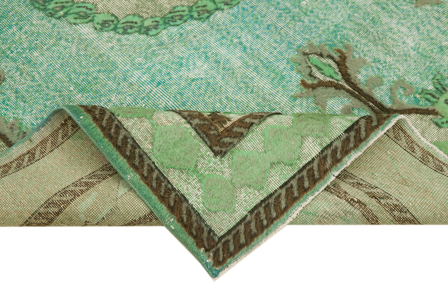 7x10 Turquoise Over Dyed Rug - 42652